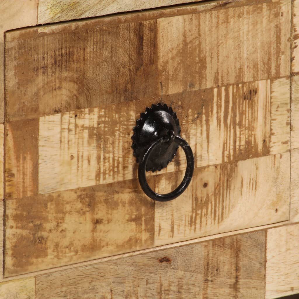 vidaXL Couchtisch Couchtisch Massivholz 80x40x35 cm (1-St)