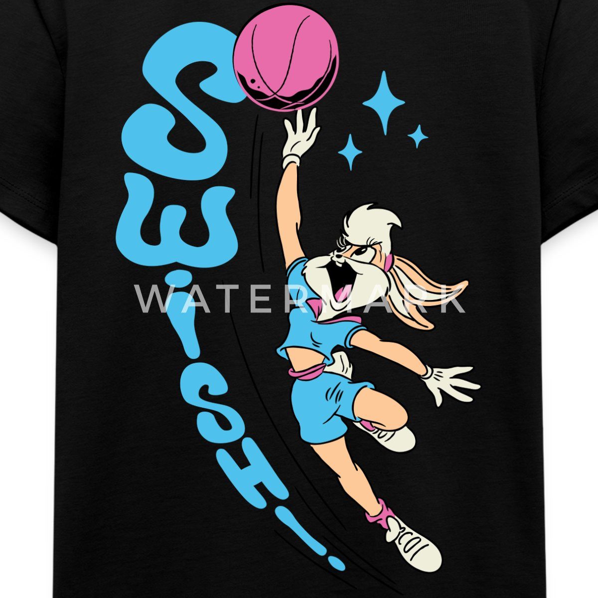 Spreadshirt T-Shirt Looney Tunes Lola Bunny Swish Basketball-Design Kinder Premium T-Shirt (1-tlg)