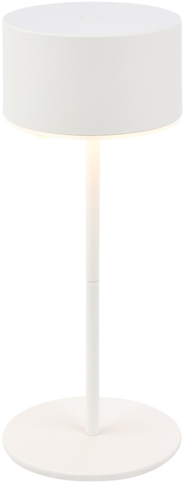 Briloner Leuchten LED Tischleuchte KIRA, LED wechselbar, Warmweiß, 8x19 cm, Akku tauschbar, Indoor/Outdoor, Wohnzimmer, Flur, Balkon