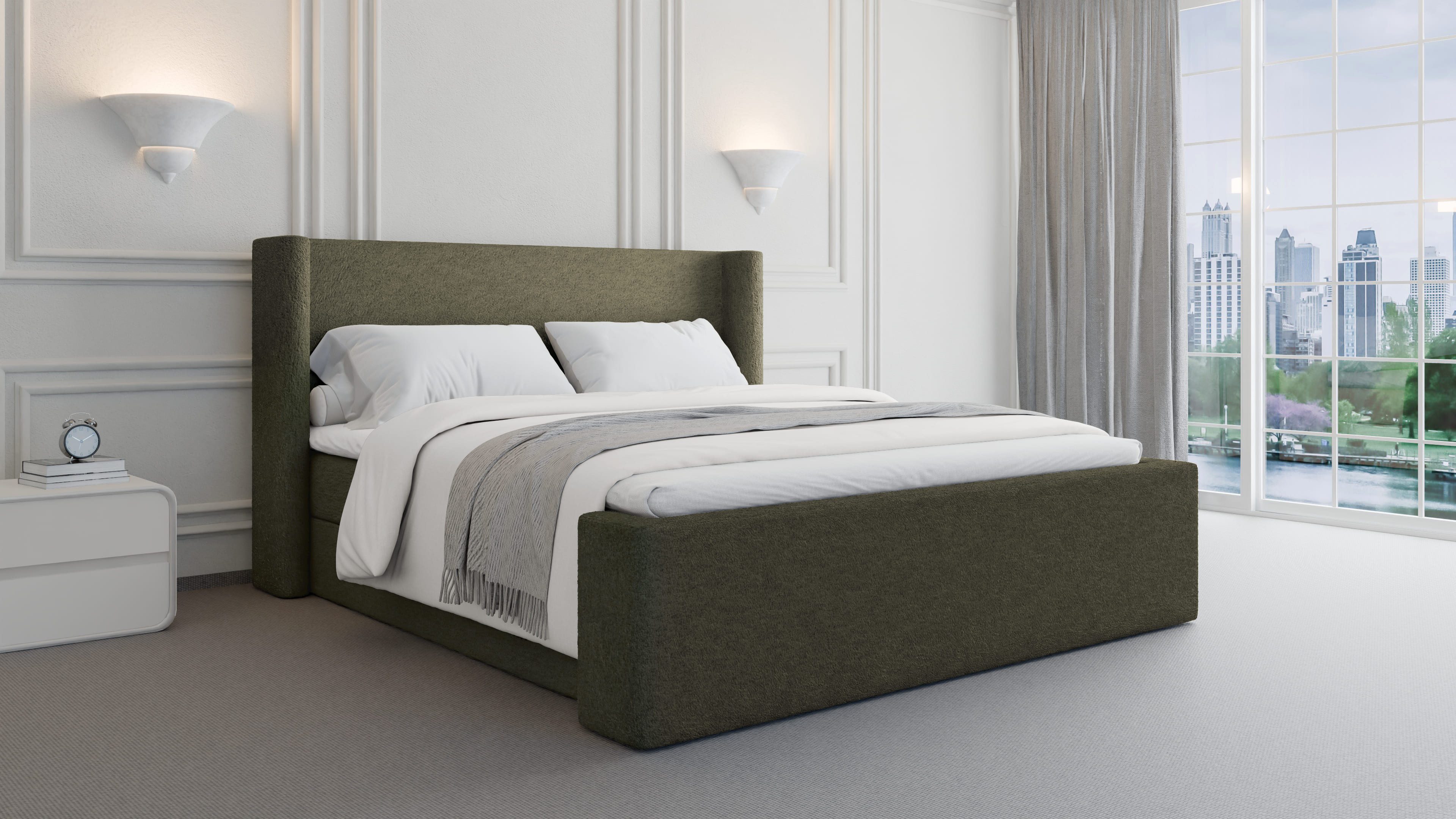 MOEBLO Boxspringbett BETT 09 (Doppelbett mit günstig online kaufen