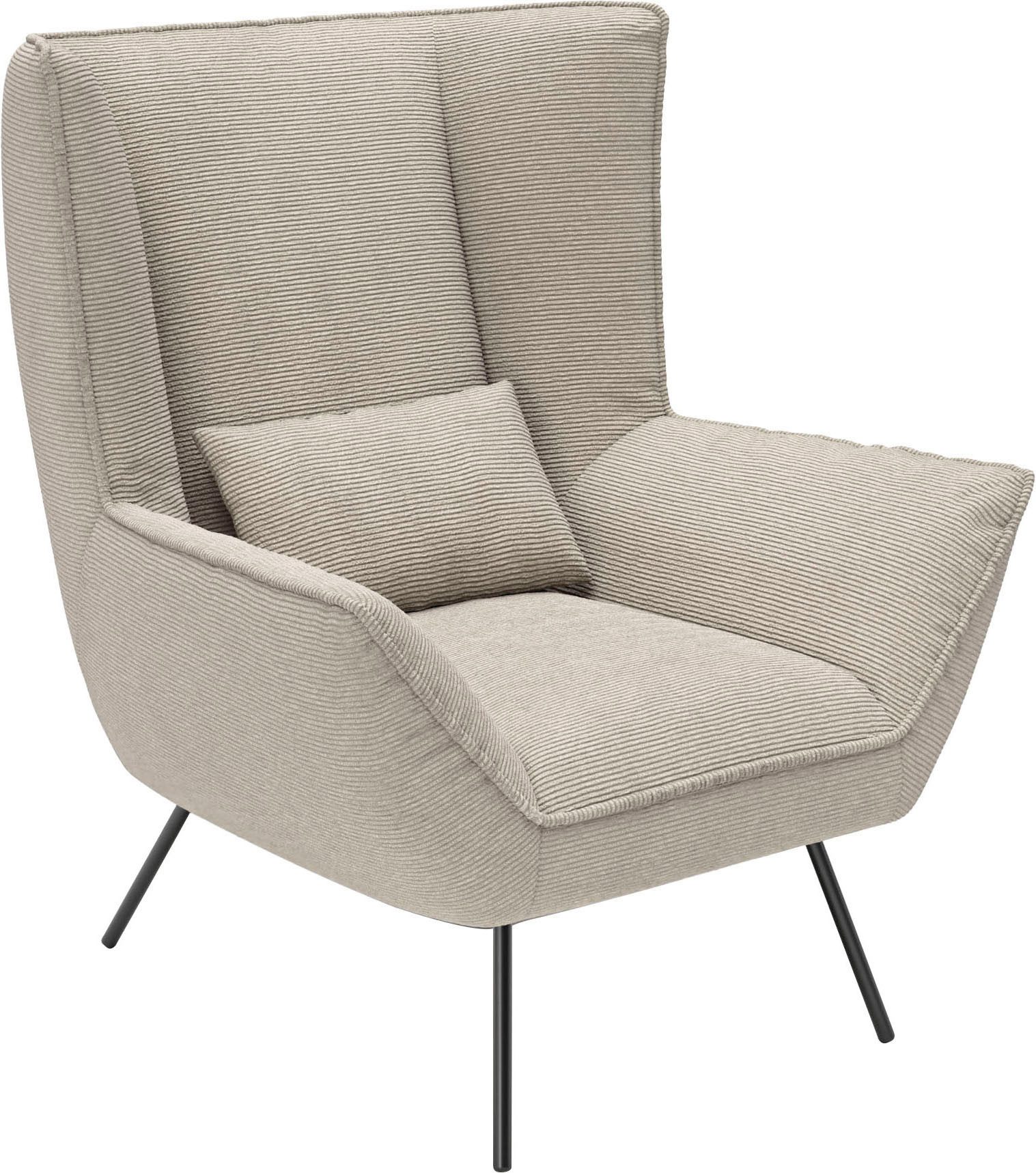 Home affaire Sessel Kilrea Relaxsessel, Ohrensessel, Extra hohe Rückenlehne