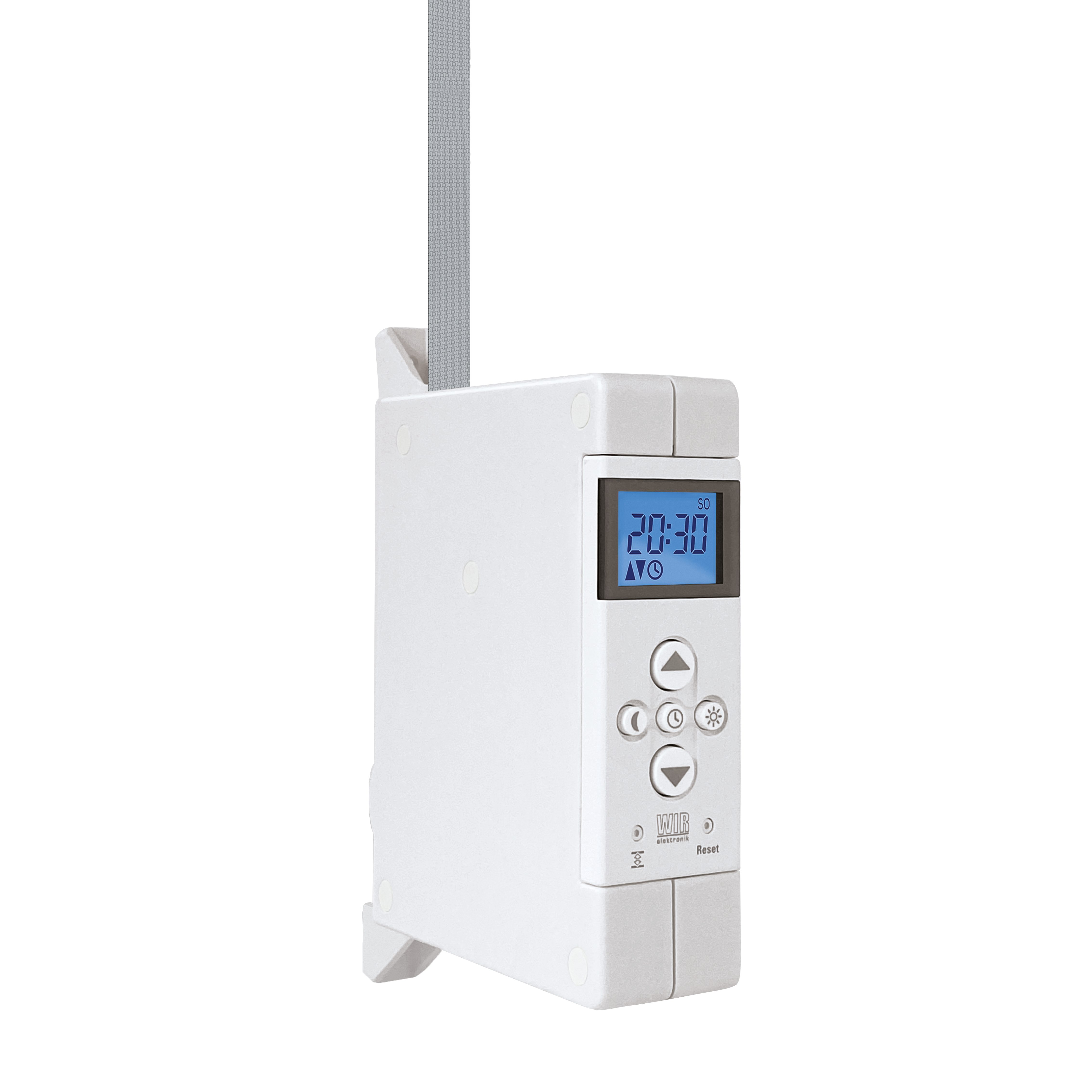 WIR elektronik Rollladenmotor eWickler compact eW540-M Funk für 12-15 mm Gurtbreite, mit Funk, Schwenkbar, 9 kg Zugkraft, + 1x Fernbedienung FB-9