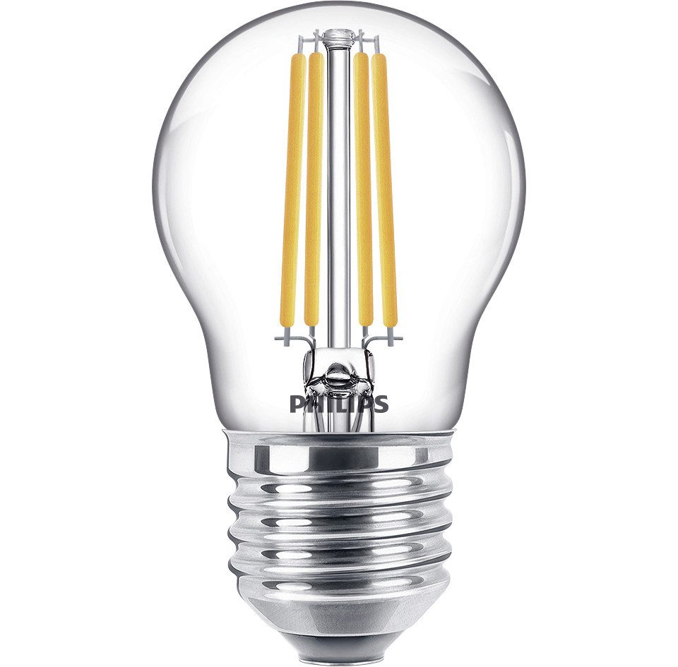 Philips LED-Leuchtmittel Philips LED-Leuchtmittel Filament Tropfenform P45, Nicht dimmbar