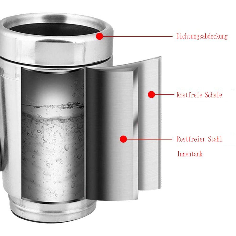 Wasserkocher Edelstahl Auto Tee Kaffee(12V) für GelldG Wasserkocher Reisewasserkocher