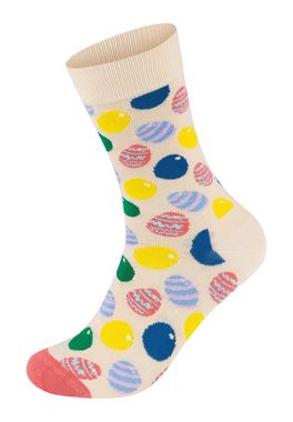 Happy Socks Basicsocken 3-Pack Eggs-Gradient Stripe-Carrot Socks Aus weicher Baumwolle