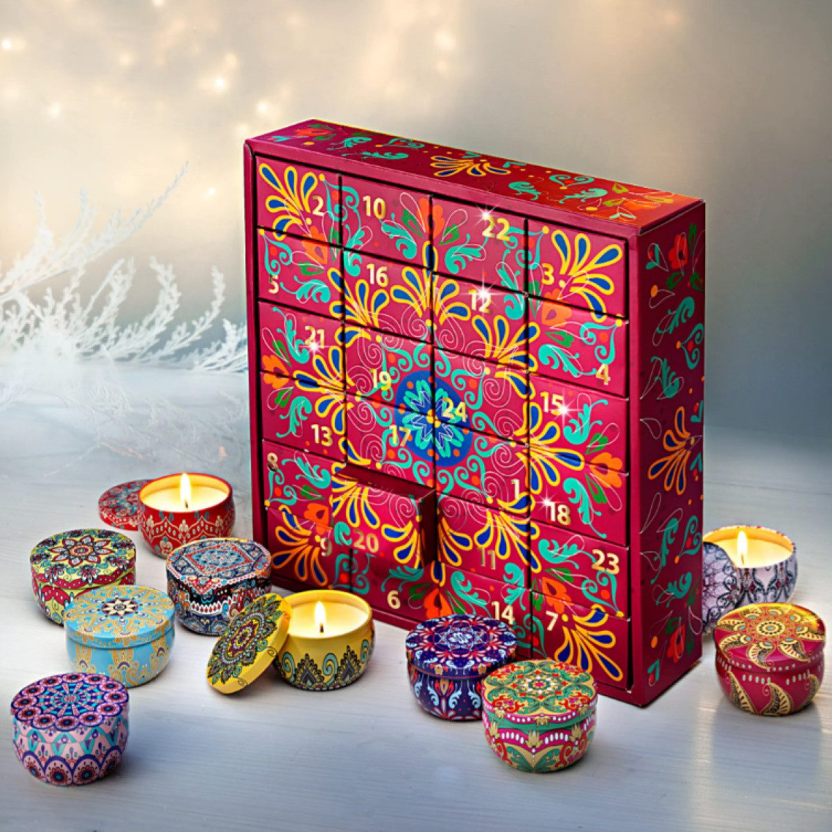BRAST Adventskalender Knobel & Mini-Spiele Duftkerzen günstig online kaufen