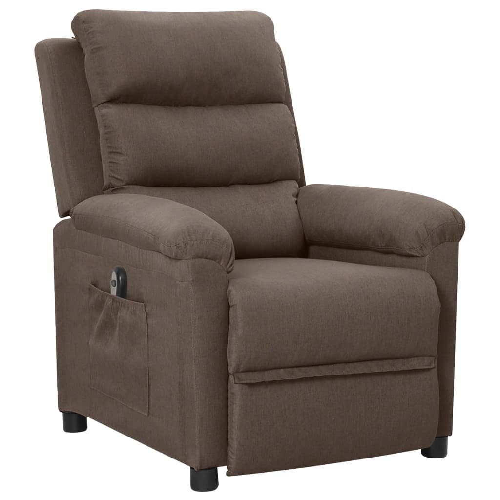 vidaXL Sessel Relaxsessel Elektrisch Taupe Stoff günstig online kaufen
