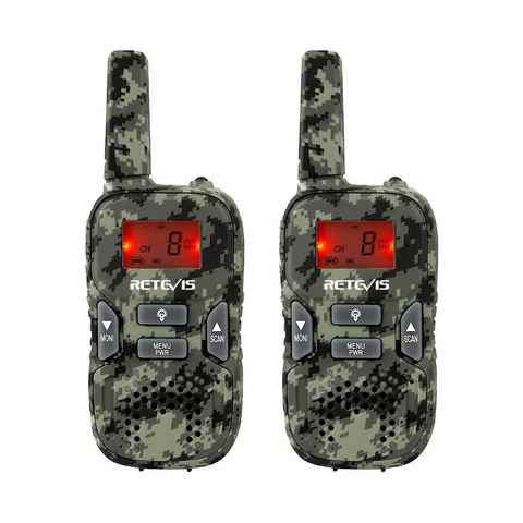 Retevis Funkgerät RT33 Armee Spiel Walkie Talkie für Kinderspielzeug Geschenk, (kinder walkie talkies, Geeignet für 3-8 Jahre alt)