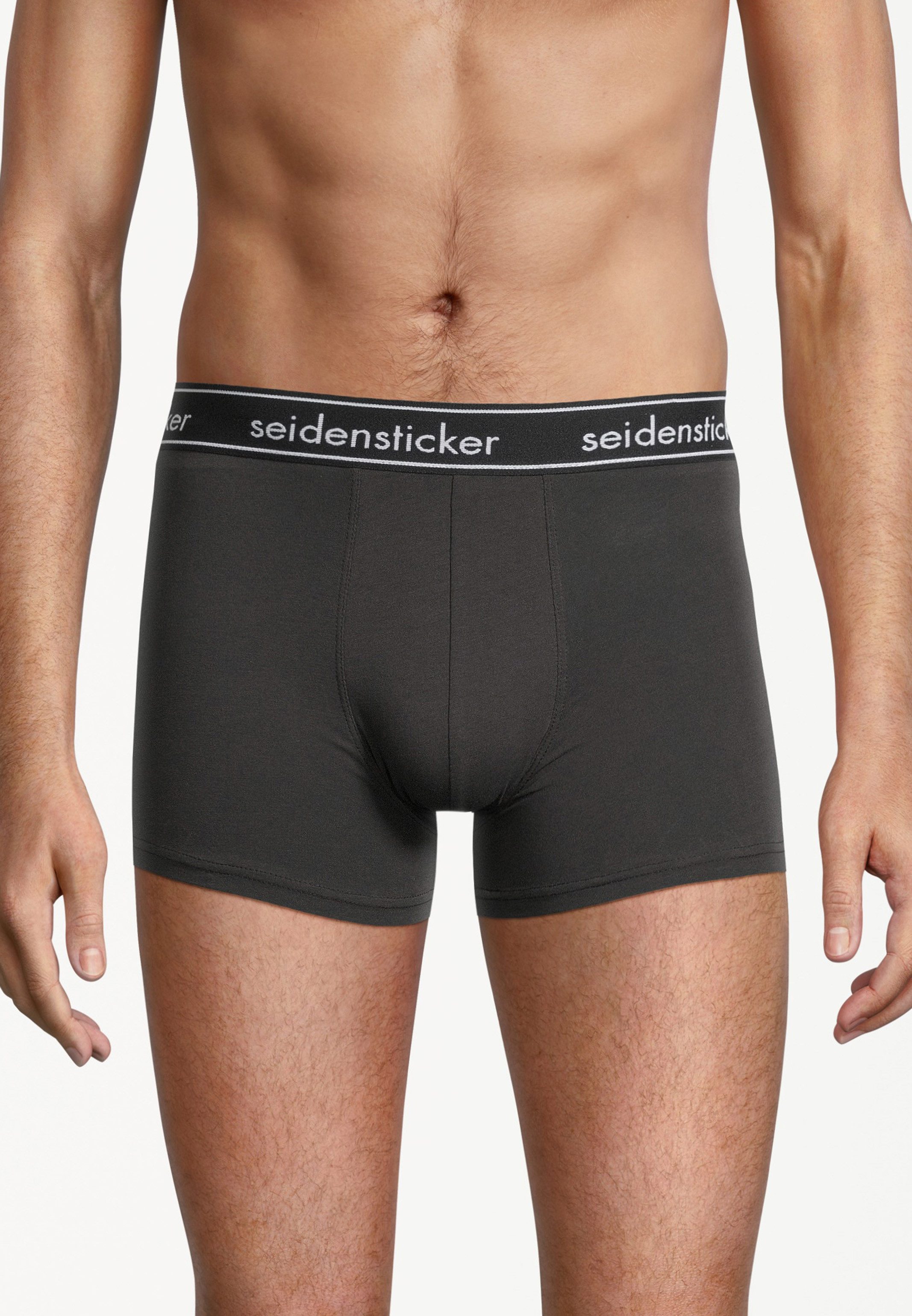 seidensticker Retro Boxer 3er Pack Cotton Flex (Spar-Set, 3-St) Long Short / Pant - Baumwolle - ohne Eingriff - Atmungsaktiv