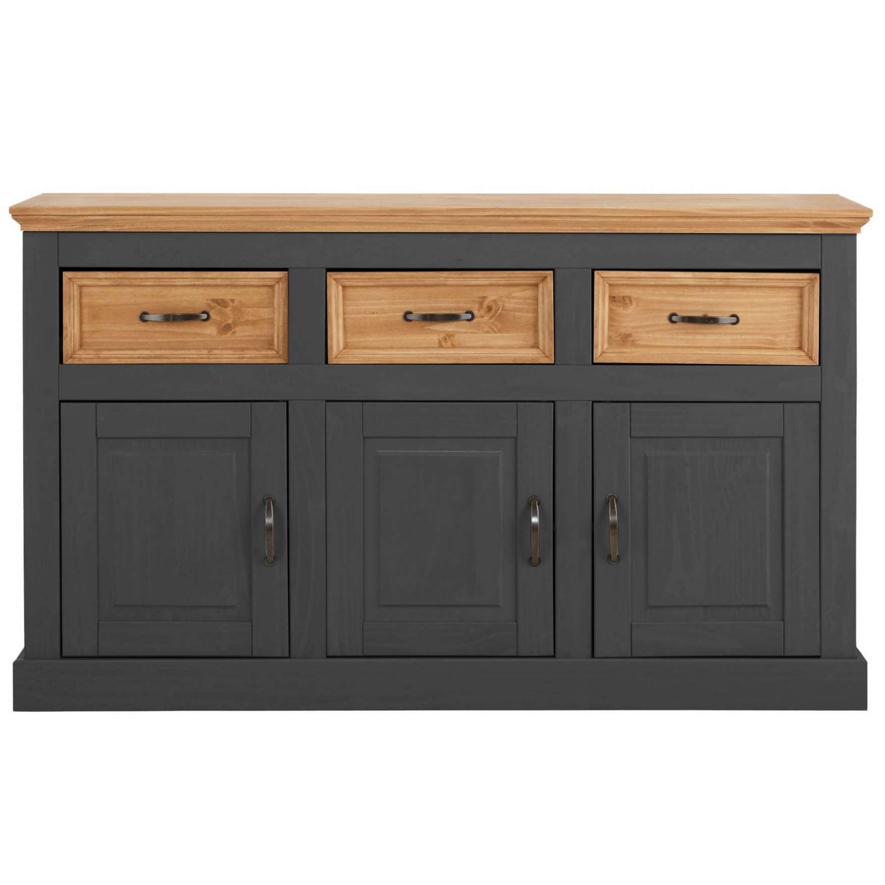 OTTO home Sideboard Selma, Kommode aus massivem Kiefernholz, Breite 145 cm