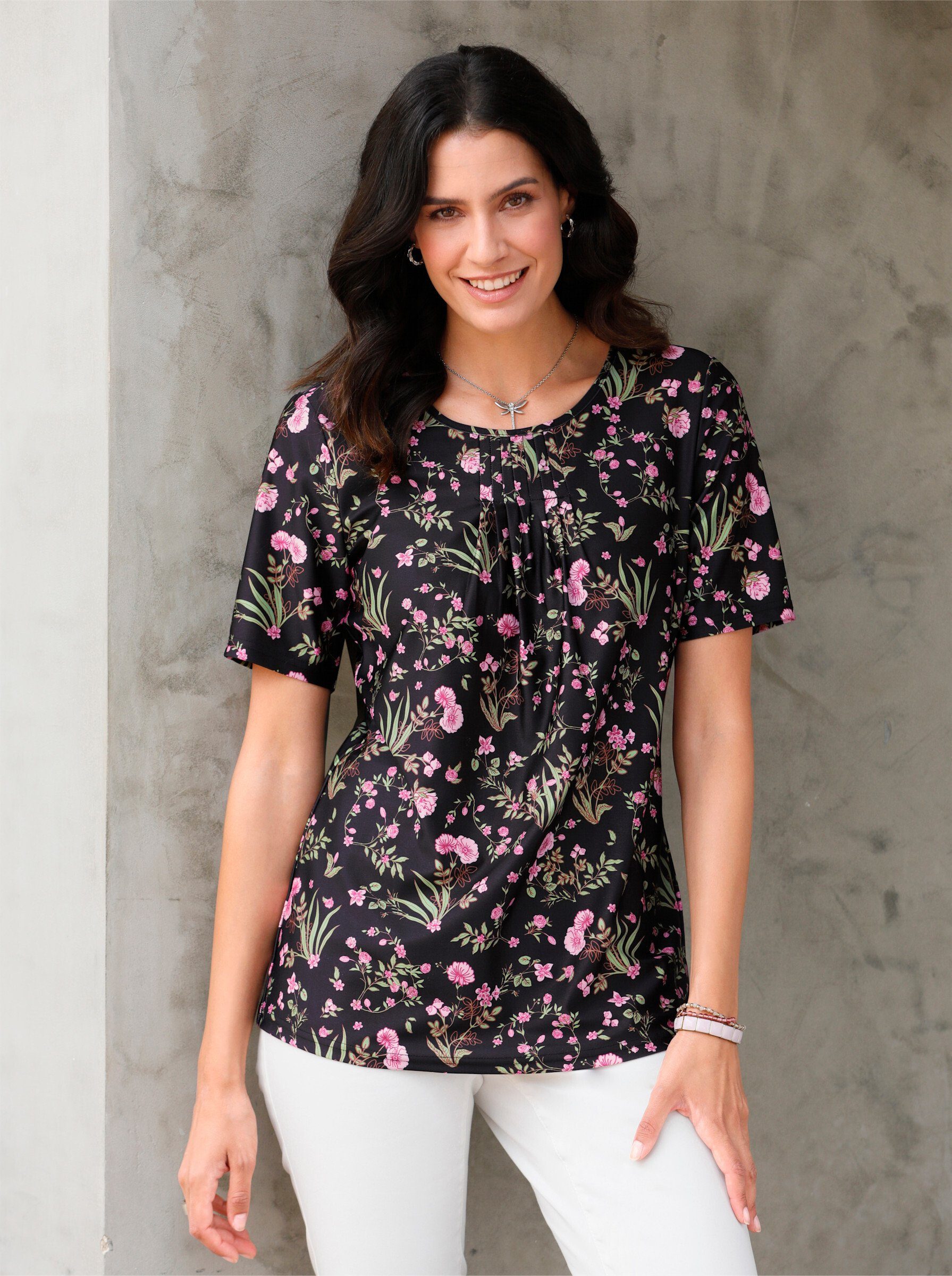 Witt T-Shirt Tunikashirt Kurzarm