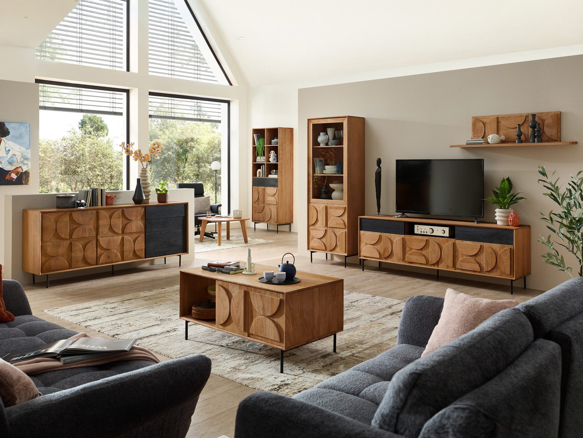 Moebel-Eins Wohnzimmer-Set