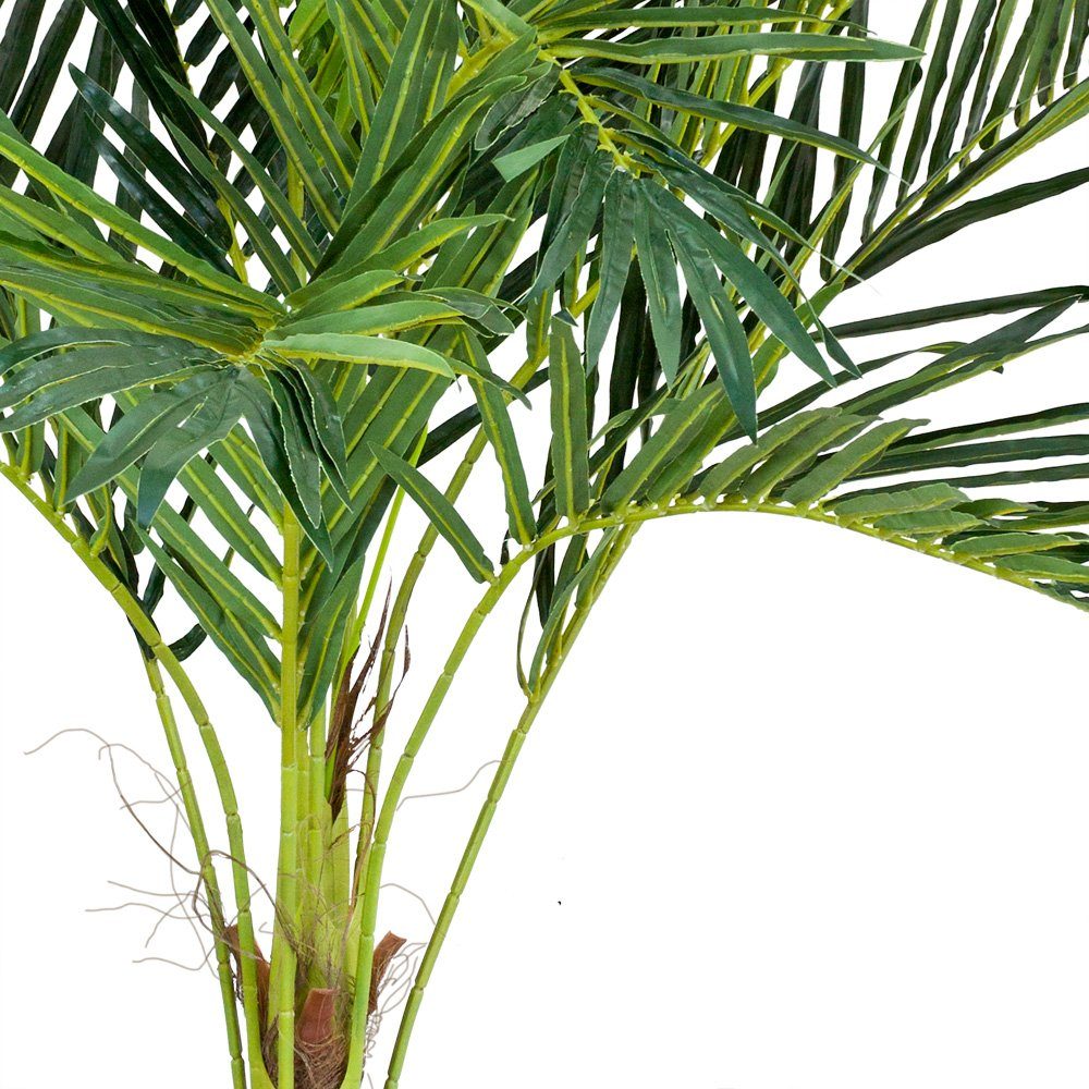 Künstliche Palmenbaum Decovego Pflanze 140cm Arekapalme Palme Decovego, Kunstpflanze Kunstpflanze