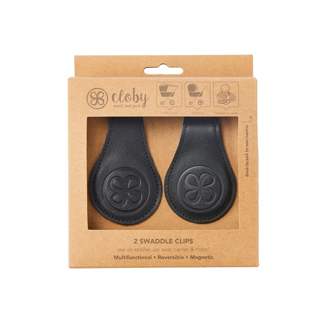 Cloby Kinderwagen-Sonnenschutzhülle Cloby Magnet Clip für UV Decke