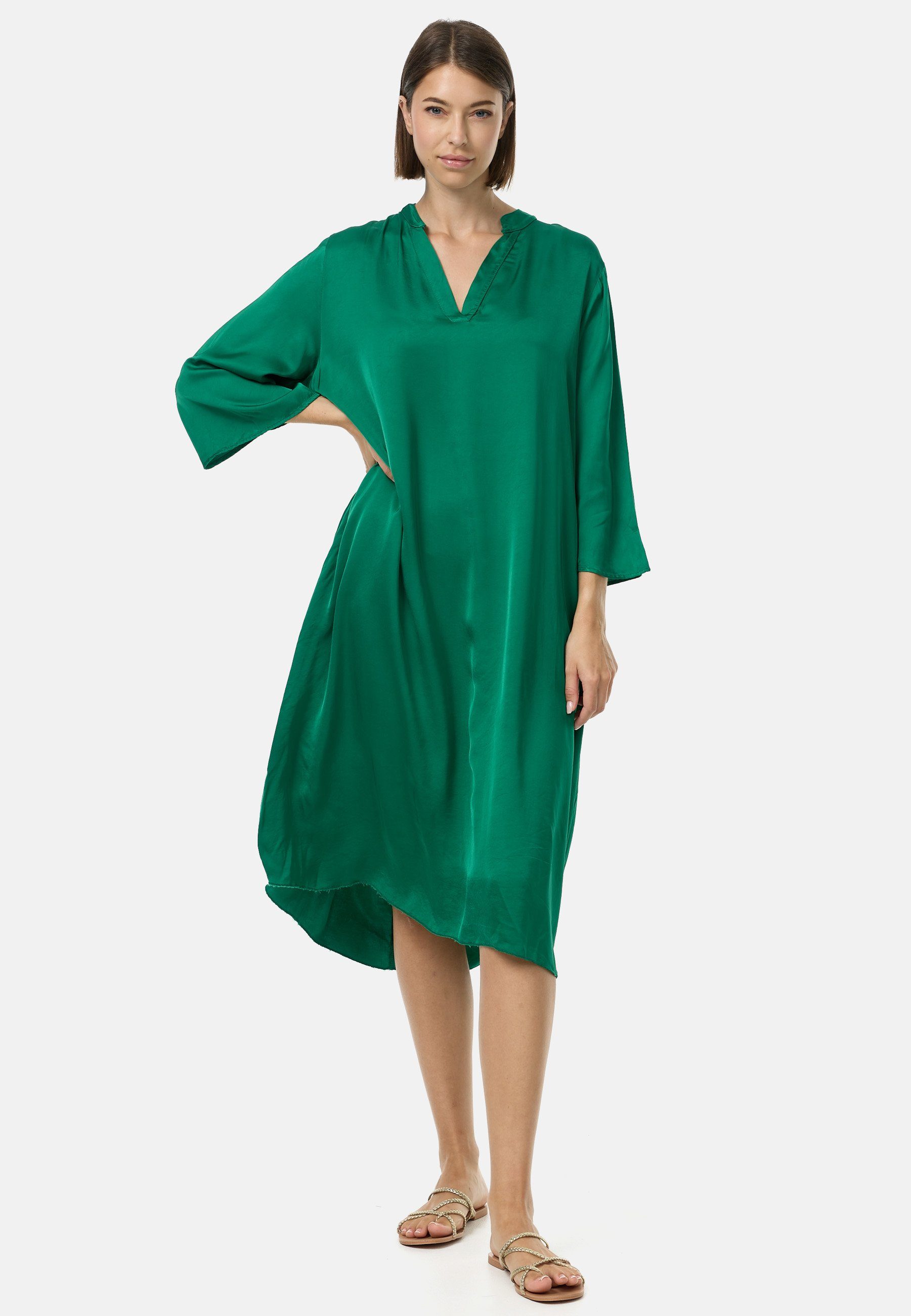 Rayshyne Satinkleid PM55 (Elegantes Satin Maxikleid mit Seidenanteil) mit S günstig online kaufen