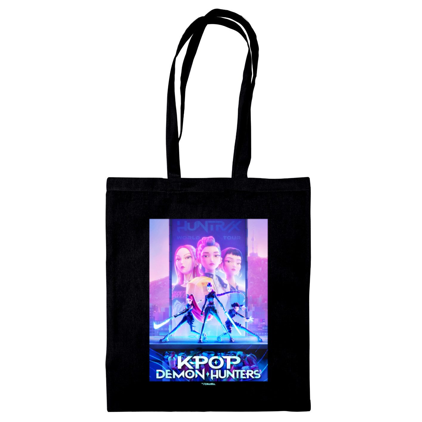 Einkaufsbeutel K-Pop Demon Hunters - Rumi, Mira & Zoey - Einkaufstasche günstig online kaufen