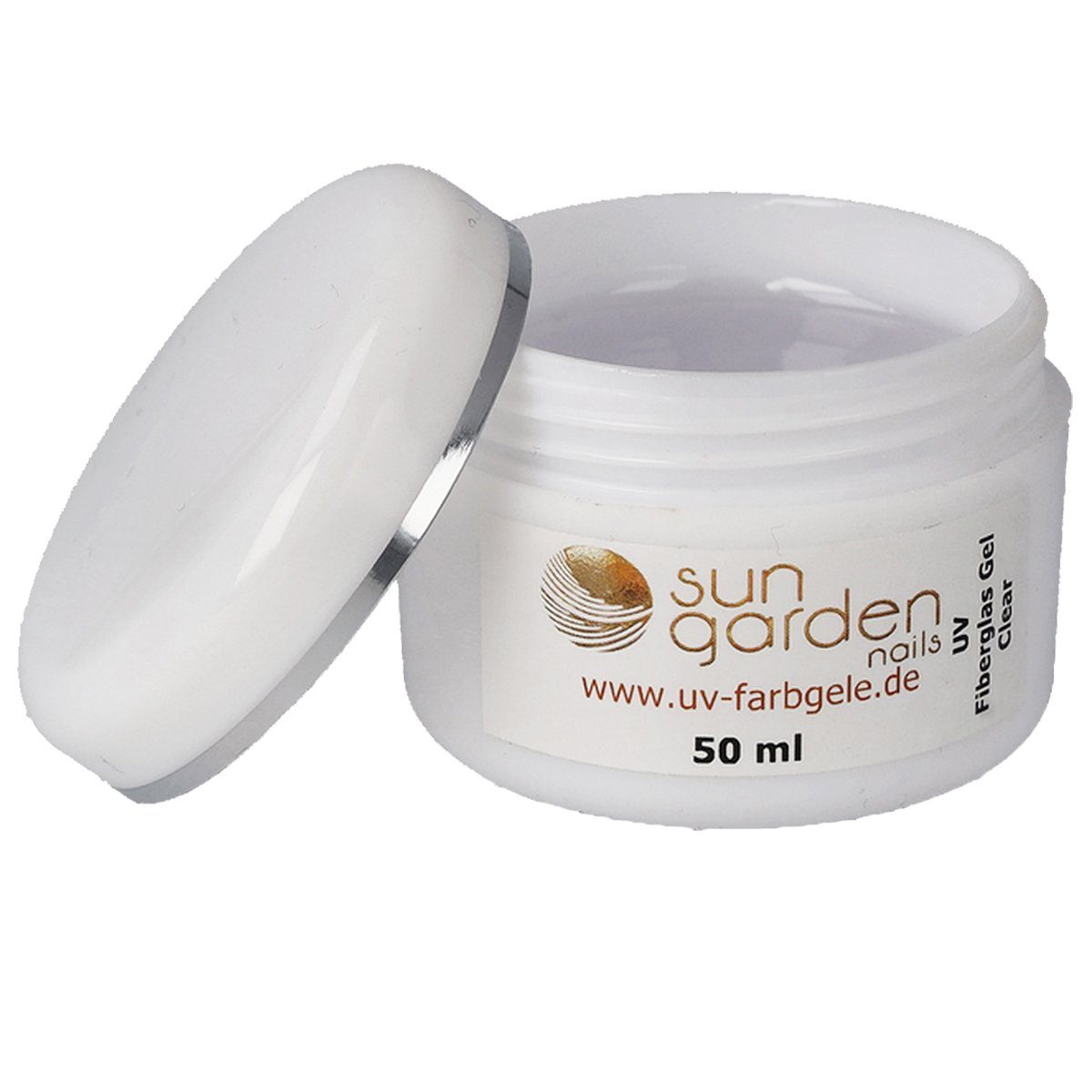 Sun Garden Nails Nagellack 50 ml UV Fiberglas Gel Klar