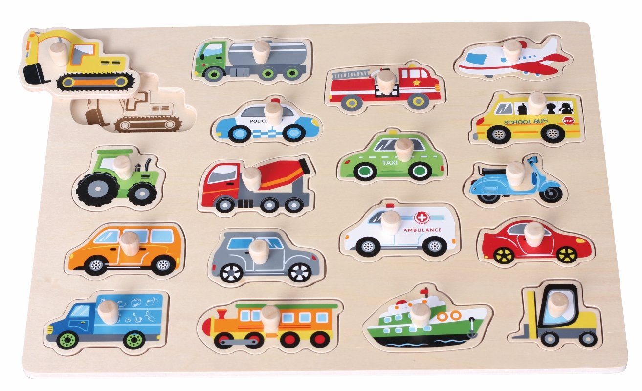 Lelin Steckpuzzle 20075 Großes Holzpuzzle mit günstig online kaufen