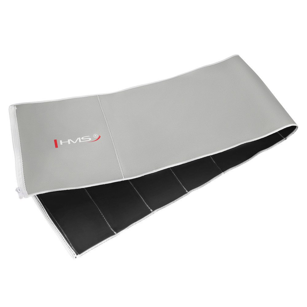 HMS Bauchweggürtel Taillengürtel Neoprengürtel Fitnessgürtel (Spar-Set, 1-tlg., 128 x 25 cm flexibel) Neopren, 25 cm breit, Reißverschluss, verstellbar