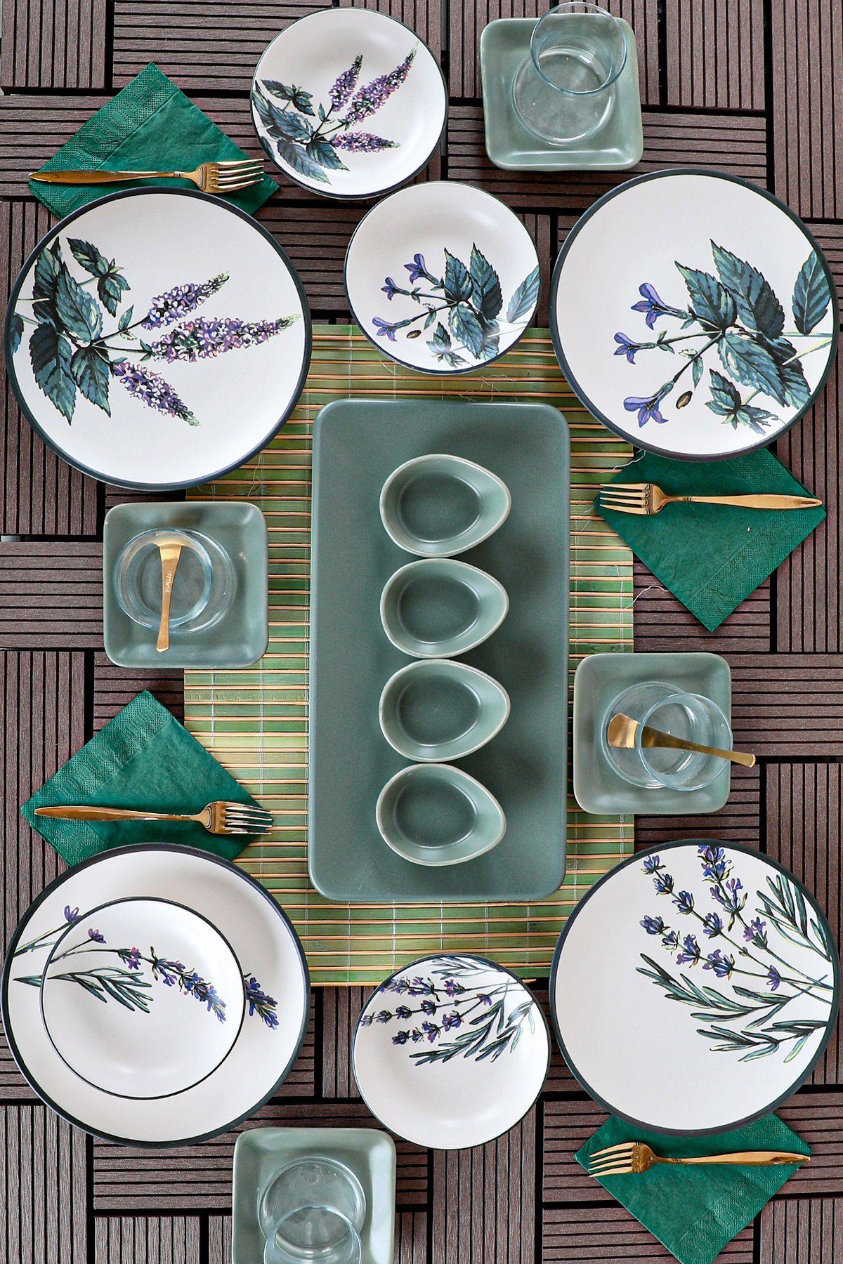 Hermia Concept Frühstücksteller 100% CERAMIC STONEWARE M1736, (21 St)
