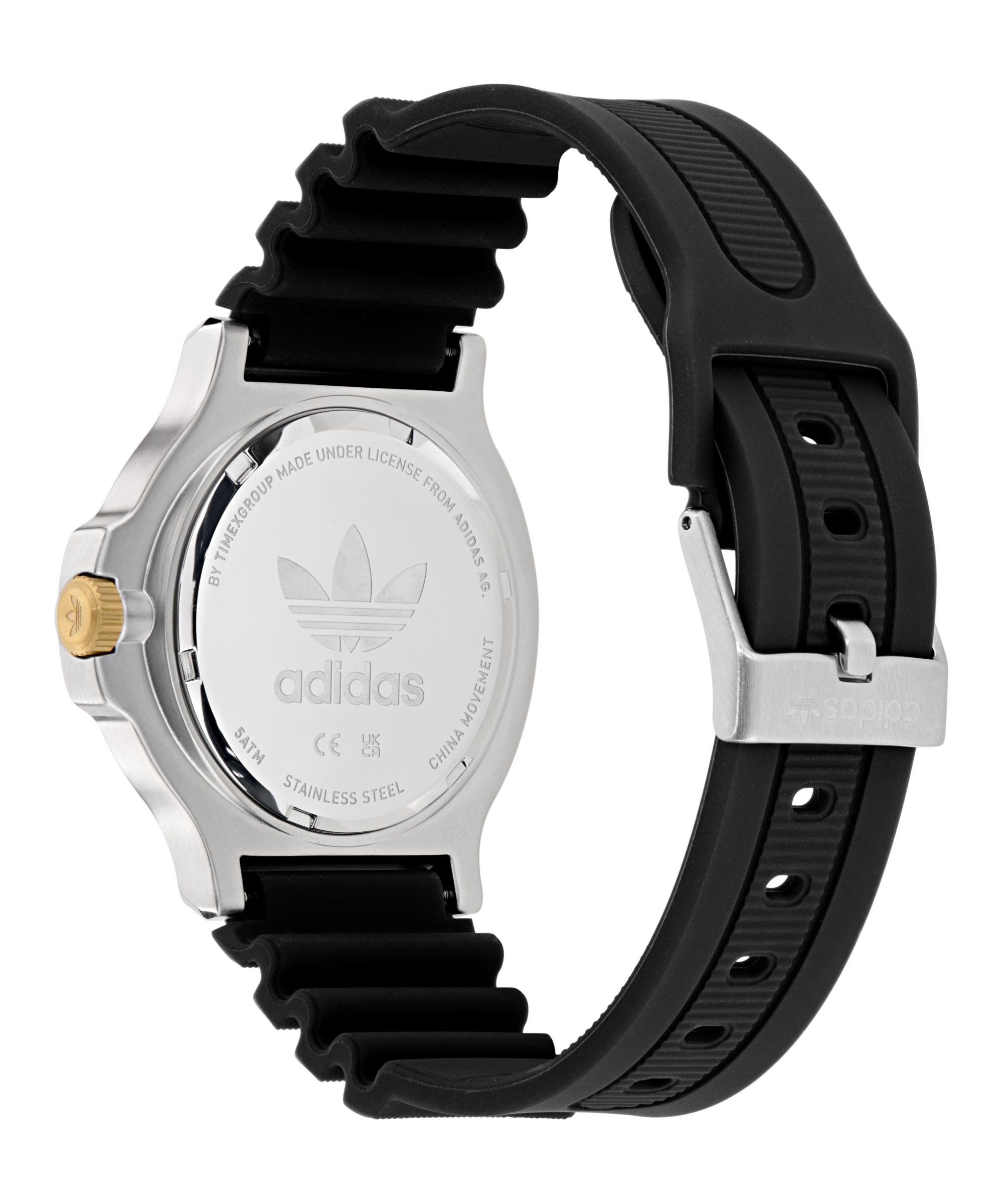 adidas Originals Quarzuhr EXPRESSION THREE AOFH255032I, Armbanduhr, Herrenuhr, Damenuhr, Silikonarmband, Leuchtzeiger