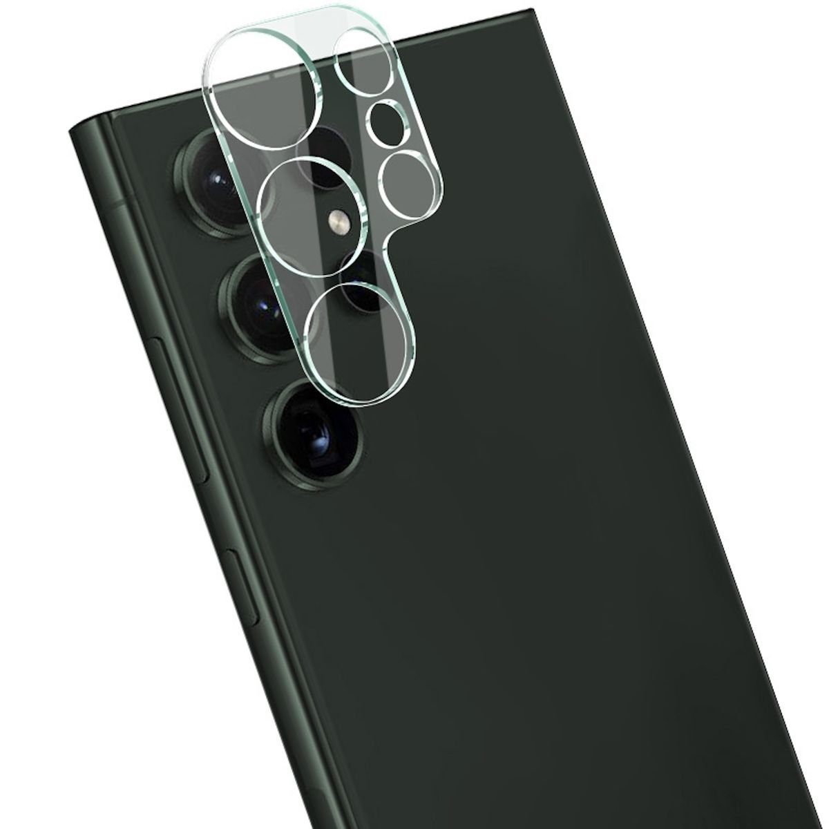Wigento Handyhülle Für Samsung Galaxy S24 Ultra Schutzglas für Back Kamera  Komplettschutz