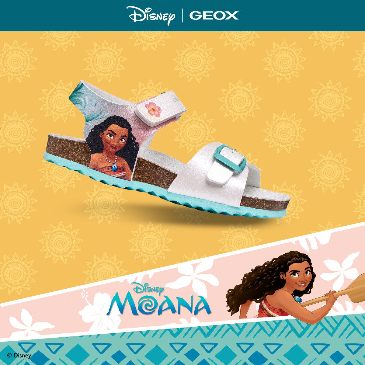 Geox J ADRIEL GIRL Sandale Sommerschuh mit Disney-Motiv, Größenschablone zum Download