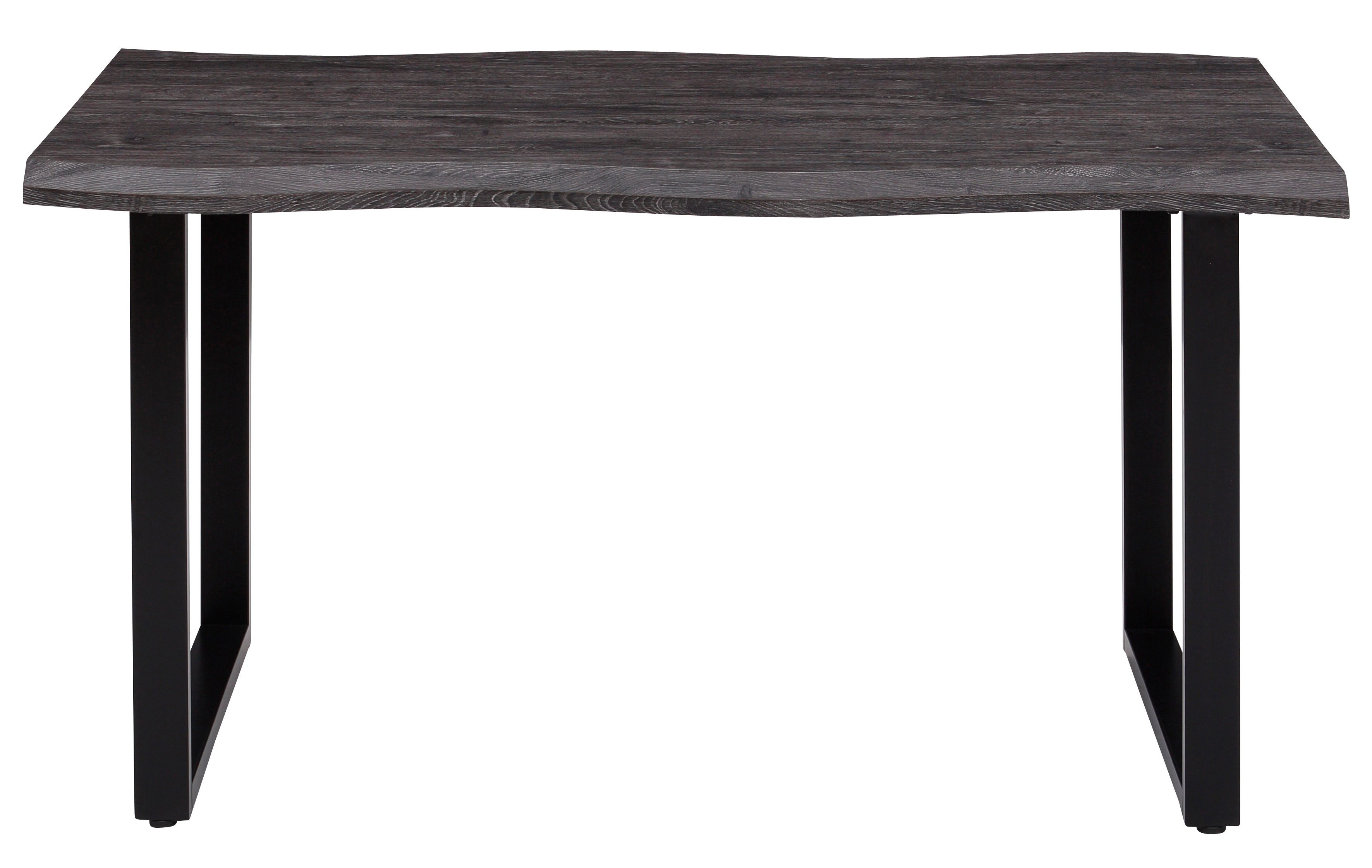 HELA Essgruppe GISELLE Esszimmer, Essgruppe, Sitzgruppe, (Set, 5-tlg., 5er Set, Tisch plus 4 Stühle), Esstisch U-Gestell Metall, Tischplatte mit Baumkante, OTTOs Choice