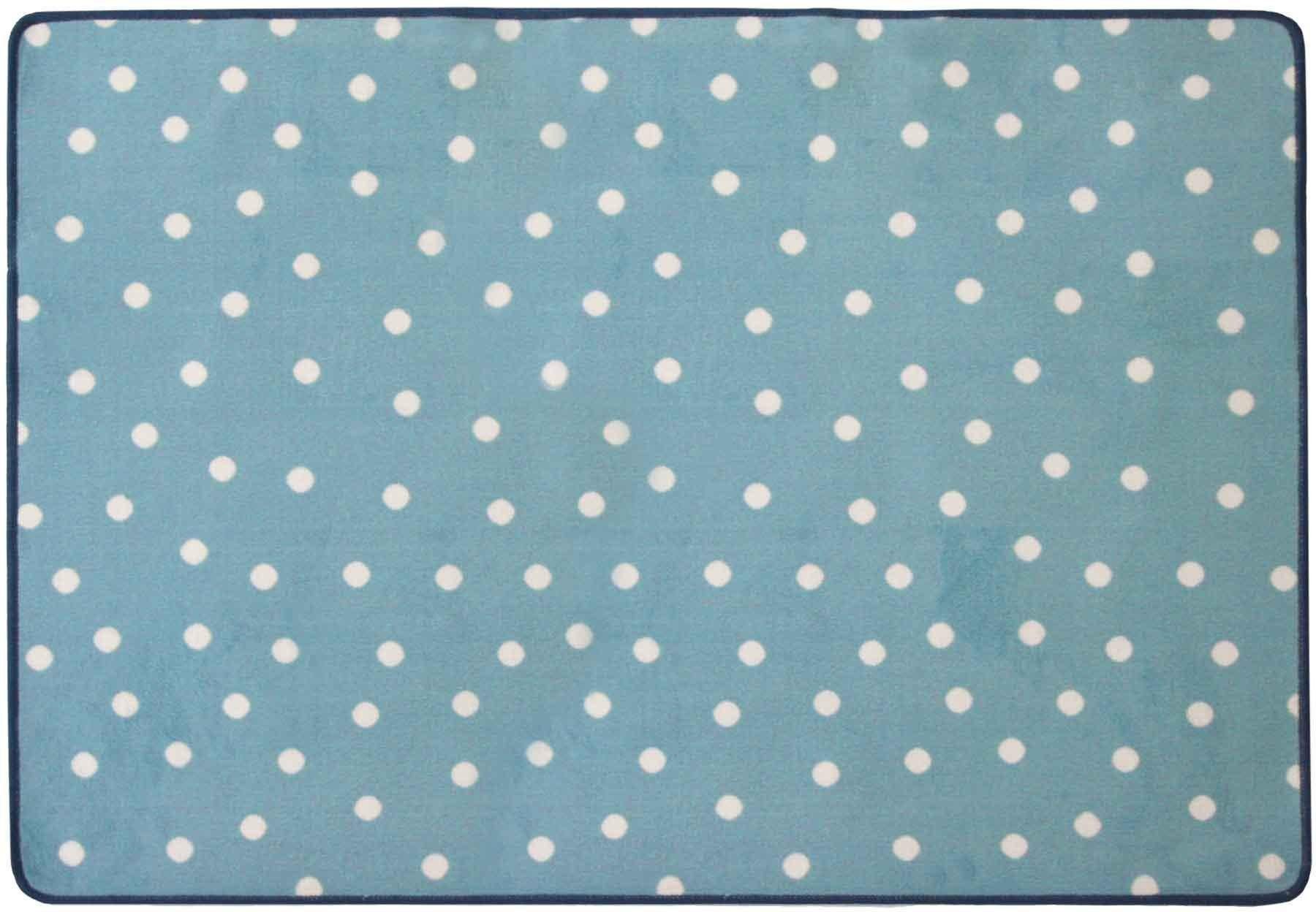 Primaflor-Ideen in Textil Kinderteppich PUNTO, Made in Belgium, rechteckig, Höhe: 5 mm, Kurzflor, Motiv Punkte, Kinderzimmer