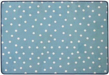 Kinderteppich PUNTO, Primaflor-Ideen in Textil, rechteckig, Höhe: 5 mm, Motiv Punkte, Kinderzimmer