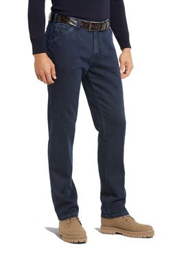 MEYER Straight-Jeans Chicago in Two-Tone-Denim