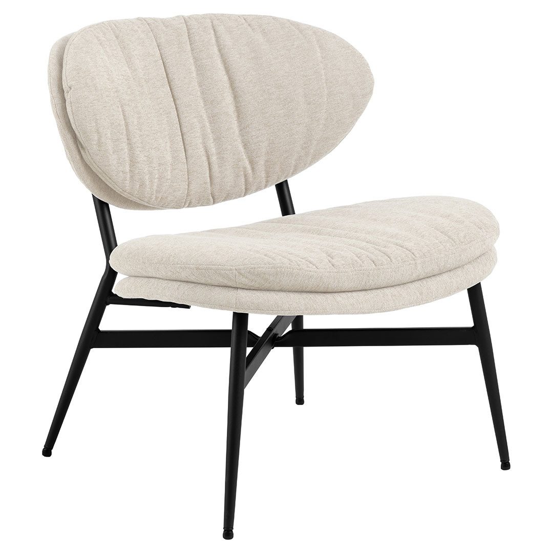 ACTONA GROUP Relaxsessel Burma Sessel Lounge-Sessel Stoff beige.