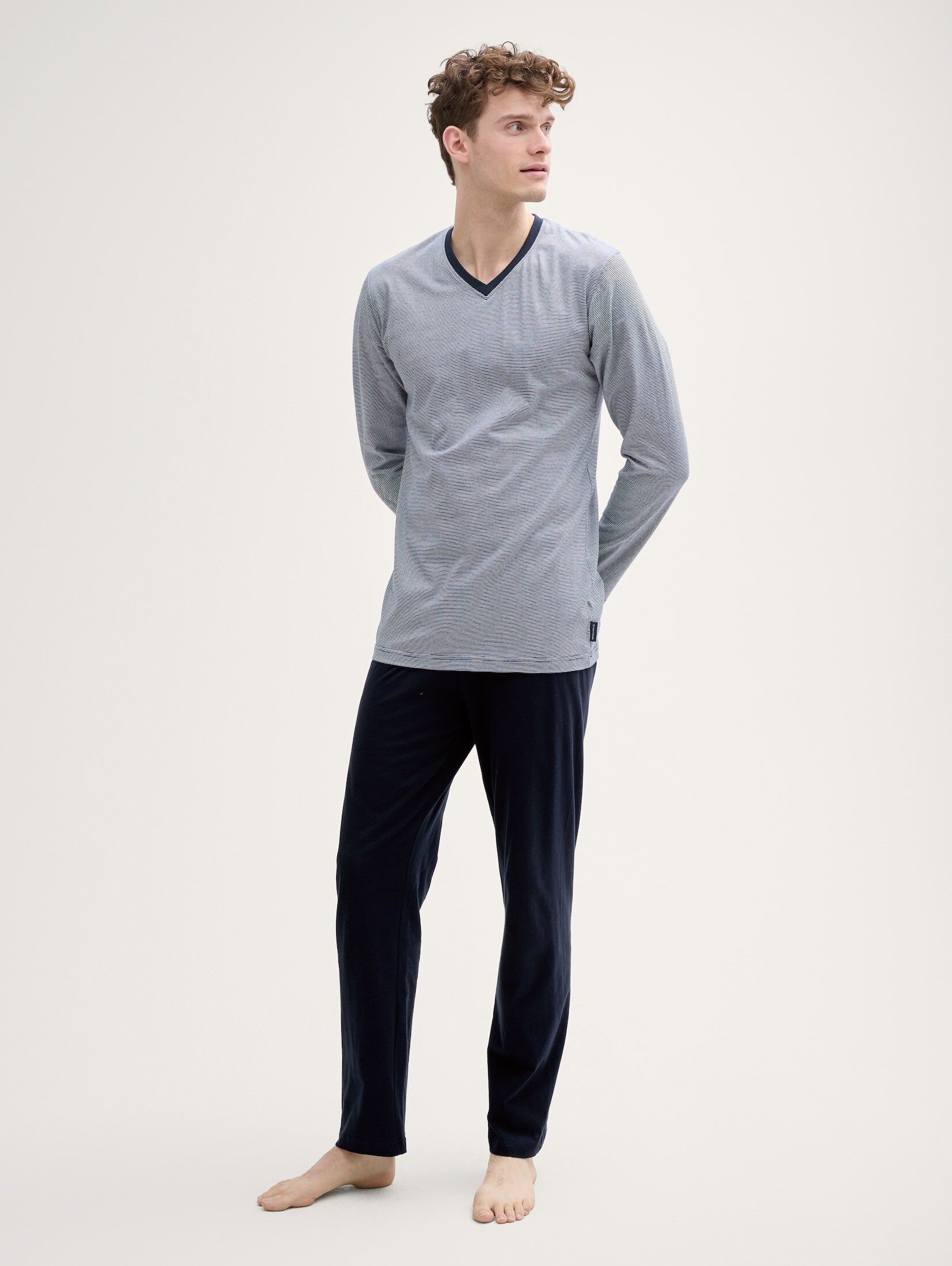 TOM TAILOR Pyjama Pyjama-Set aus Baumwolle günstig online kaufen