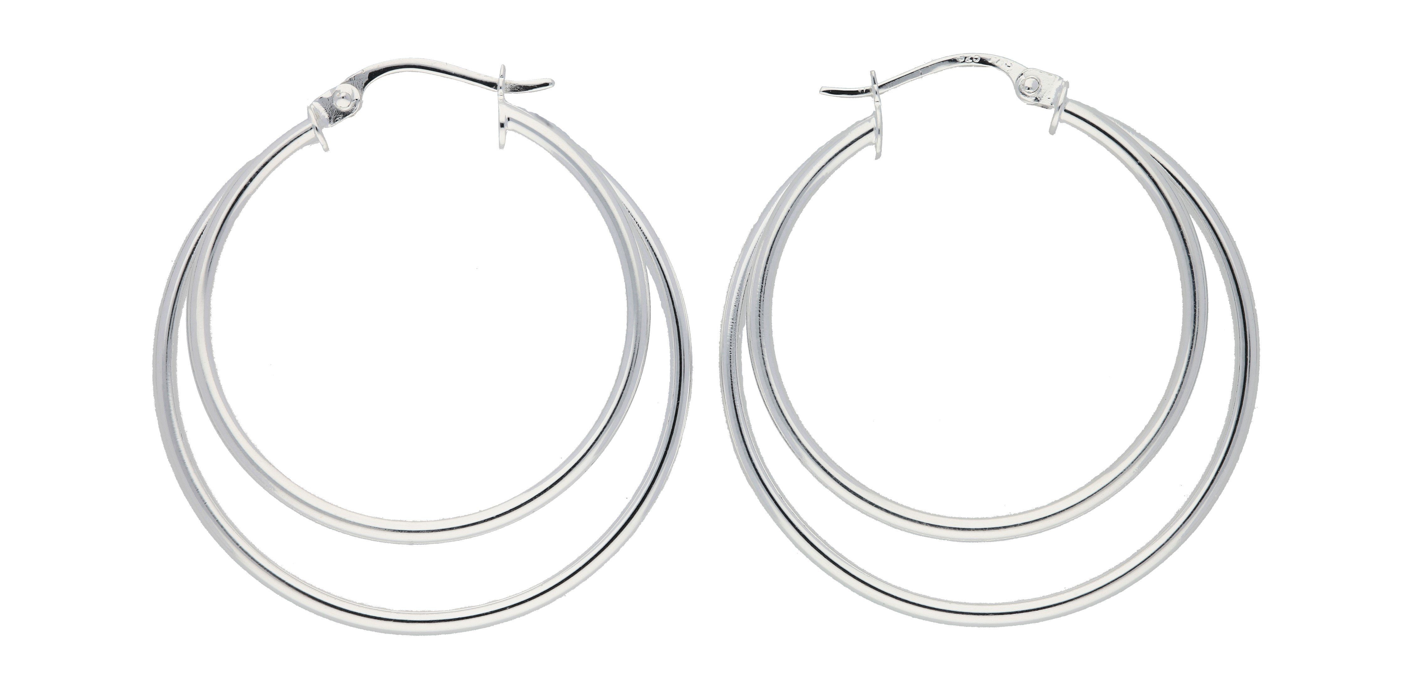 Vivance Paar Creolen Silbercreole günstig online kaufen