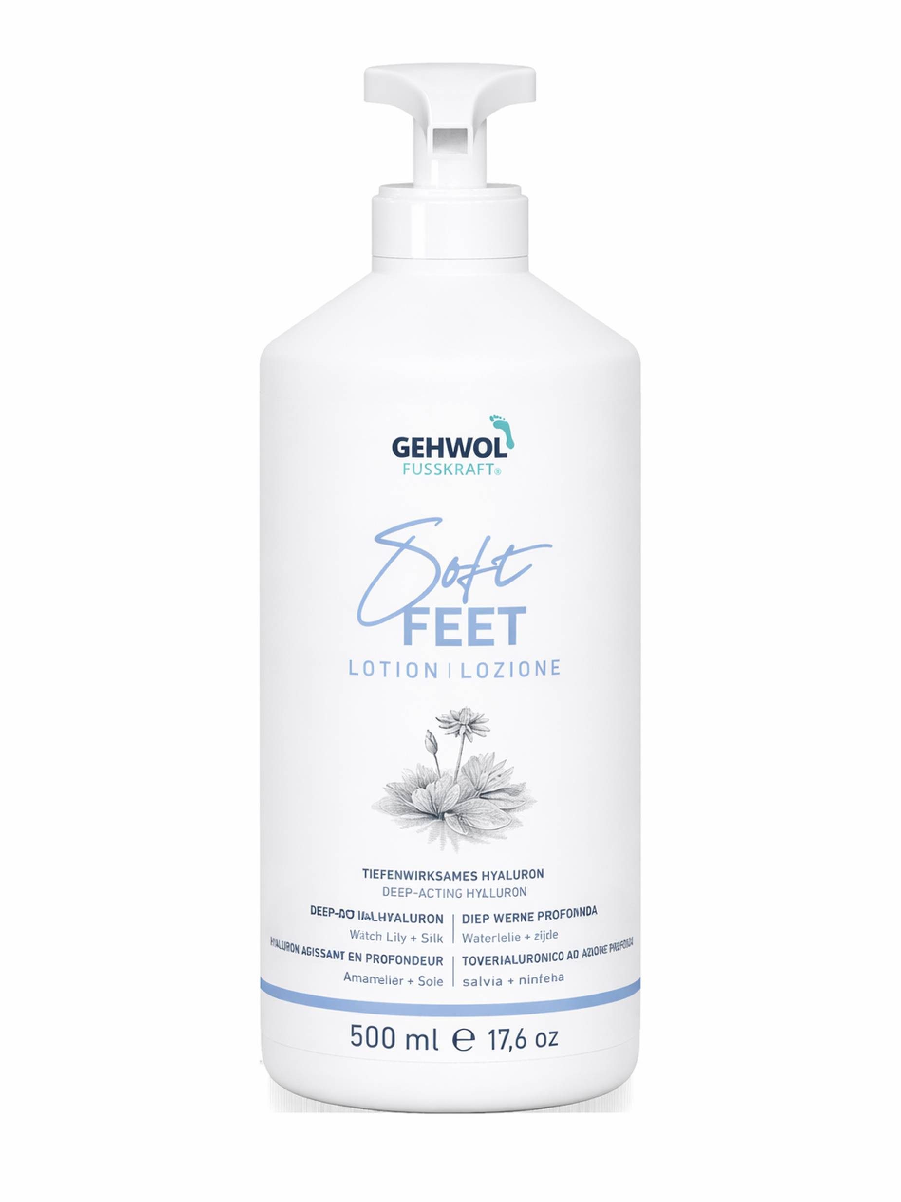 Eduard Gerlach GmbH Fußcreme FUSSKRAFT Soft Feet Lotion mit Wasserlilienextrakt für seidenglatte Packung