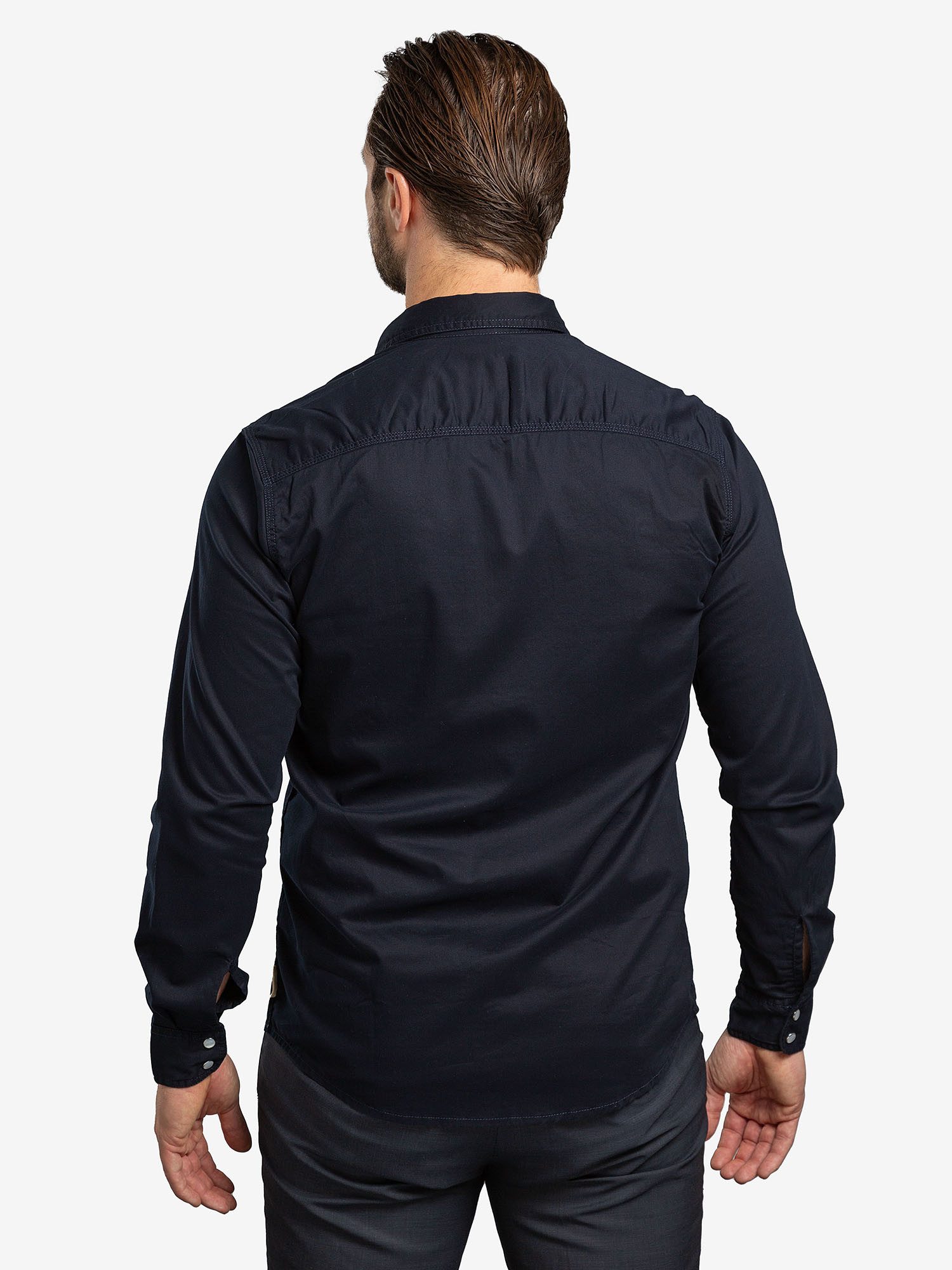 Checker Jeanshemd Dynasty Denim bluse longsleeve günstig online kaufen