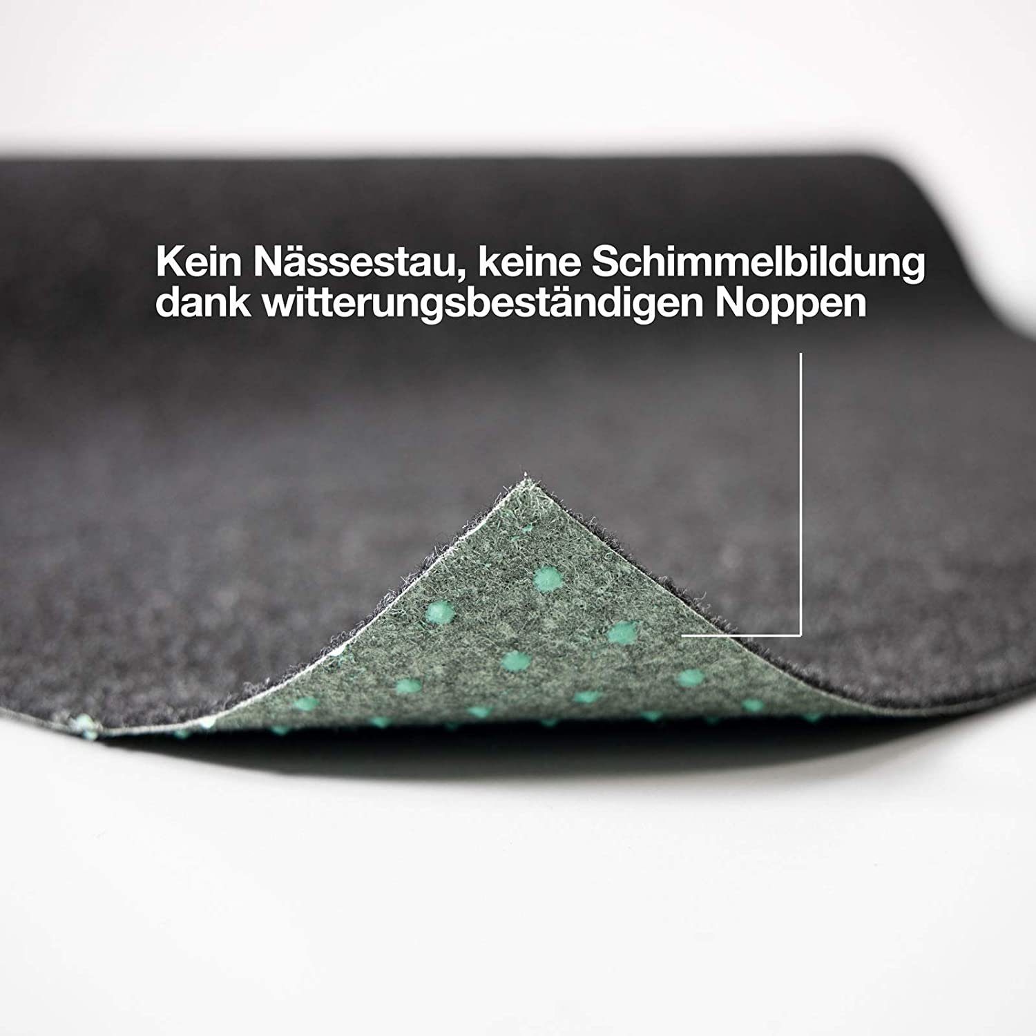 casa pura Rasenteppich Farbwunder Pro Schwarz, Erhältlich in verschiedenen Größen, Höhe: 4 mm – Bild 3 von 5