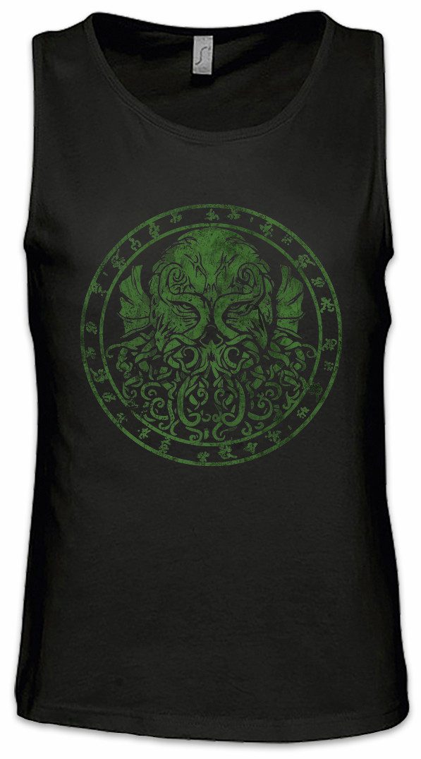 Urban Backwoods Tanktop Cthulhu Runes Ärmelloses T-Shirt Horror Arkham H. P. Lovecraft Call of Sign Dunwich