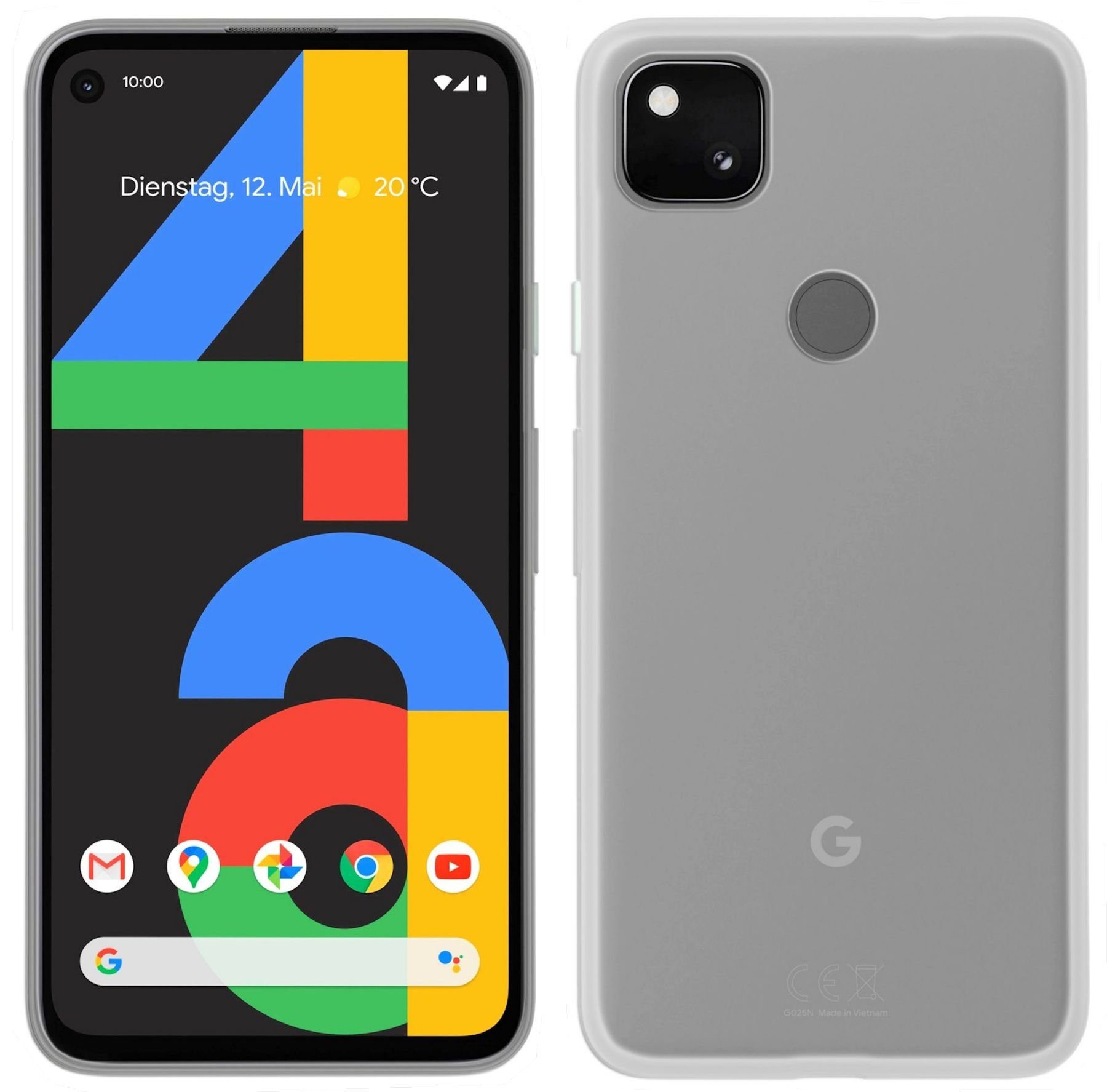 cofi1453 Handyhülle cofi1453® Silikon Hülle Basic kompatibel mit GOOGLE PIXEL 4A
