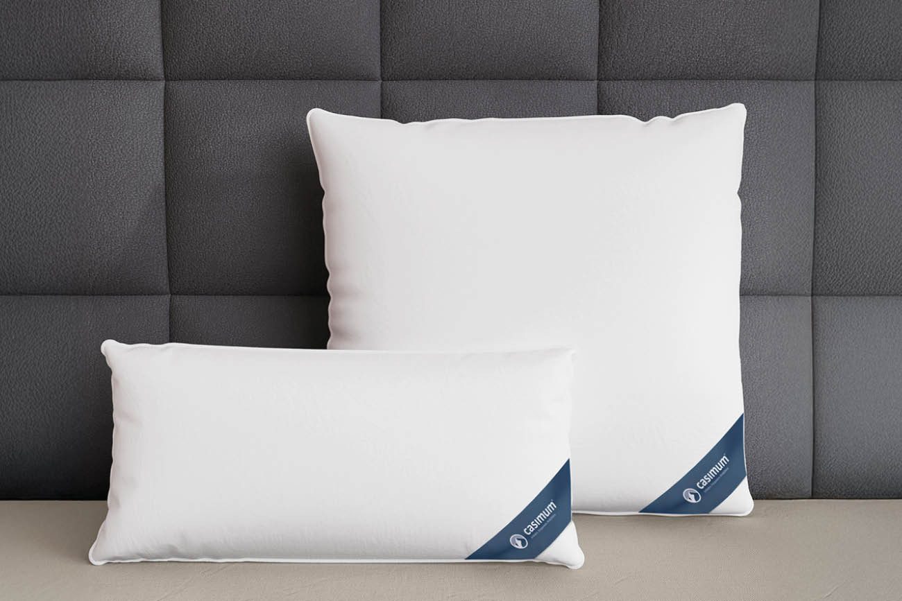 casimum 3-Kammer-Kopfkissen PREMIUM Daunenkissen 80x80, Kopfkissen günstig online kaufen