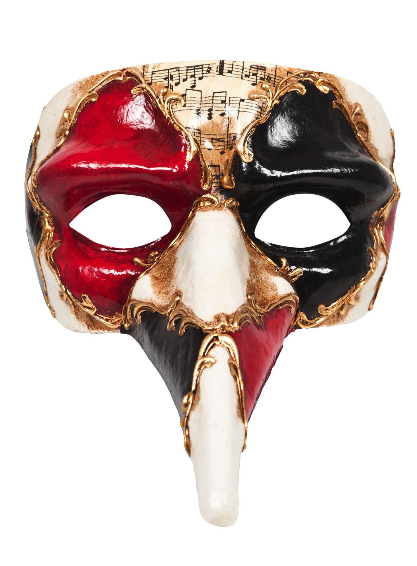 Maskworld Verkleidungsmaske Scaramouche colore musica