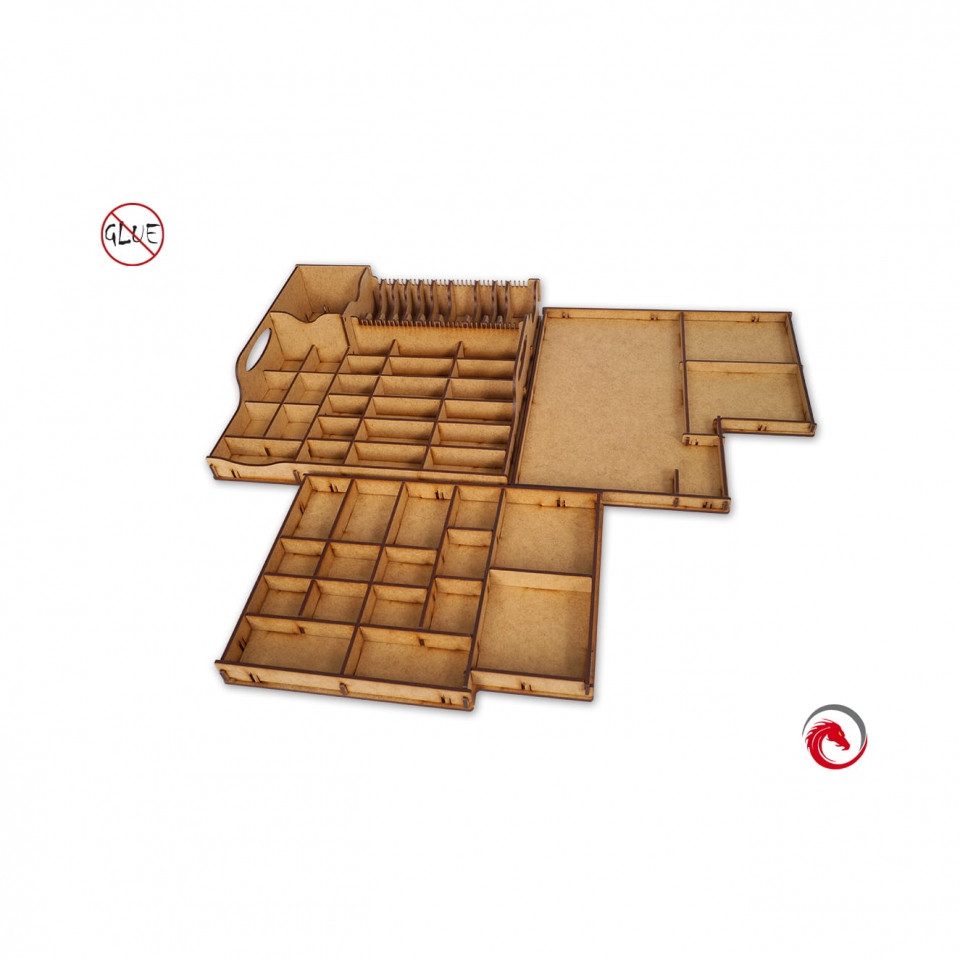 e-Raptor Spiel, Insert - Catan + Traders & Barbarians + 5-6 Players Expansions - englisch