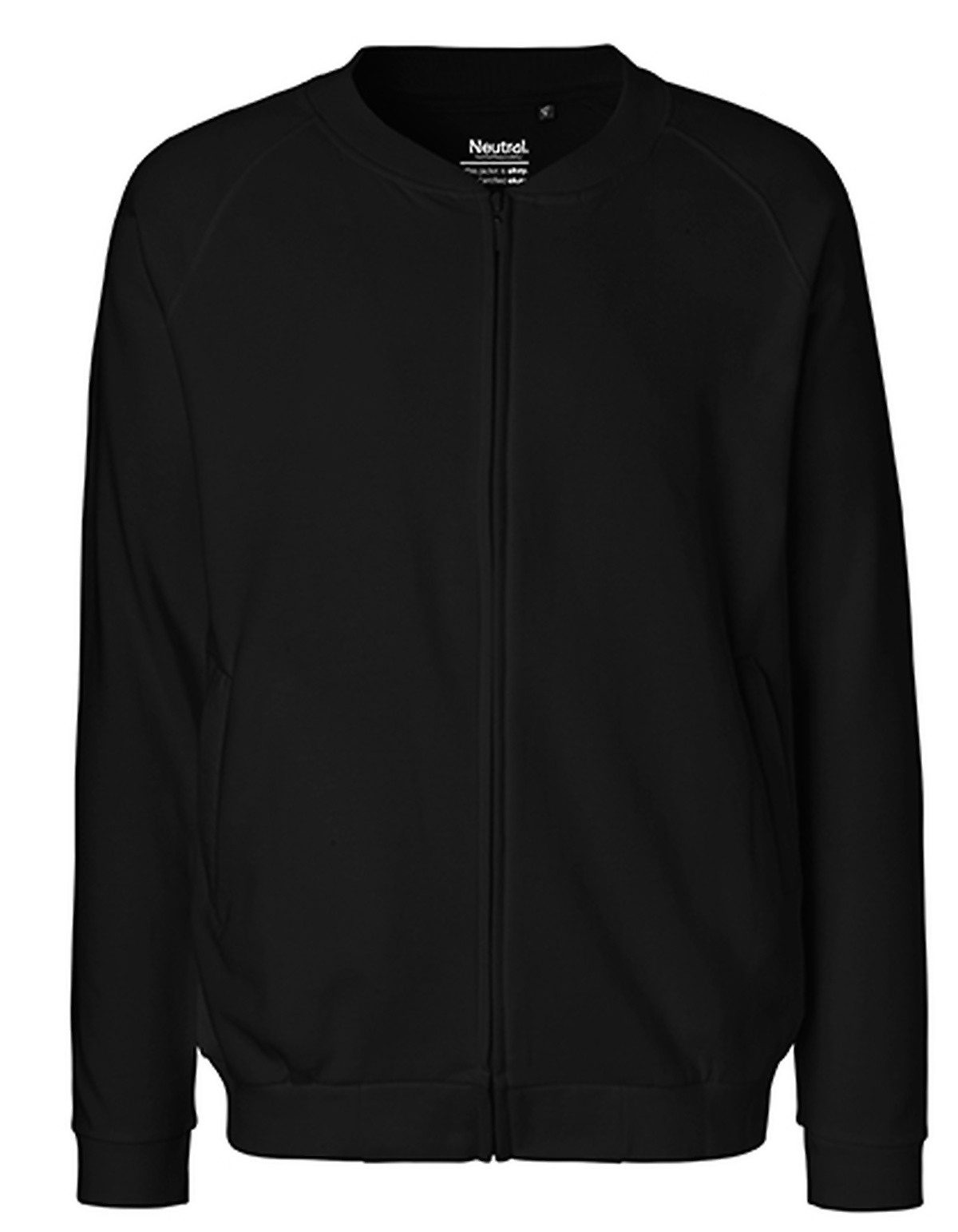 Neutral Sweatshirt Unisex Jacket With Zip