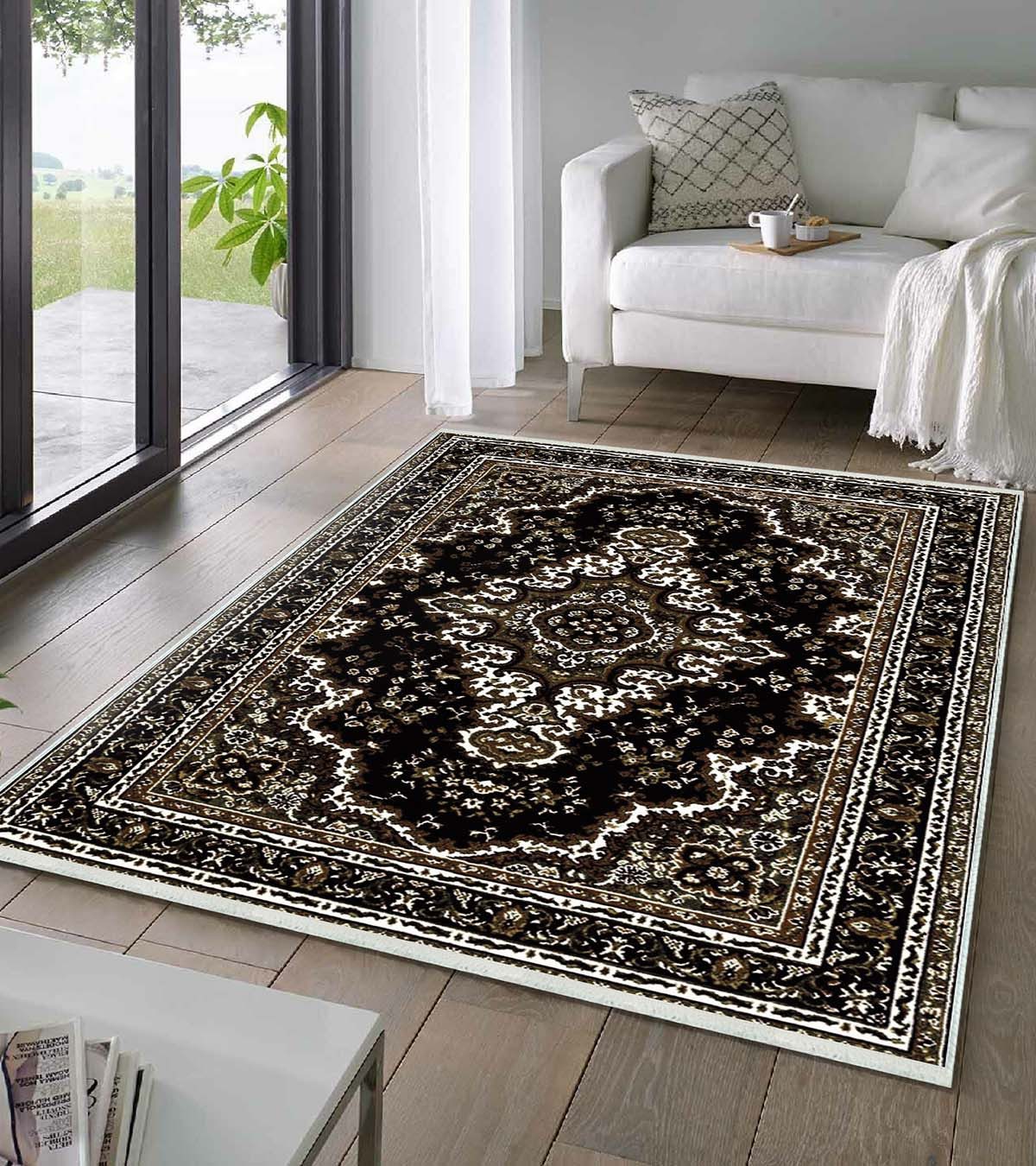 Jungengel Teppich Orientteppich in Braun mit klassischem Medaillonmuster, Z günstig online kaufen