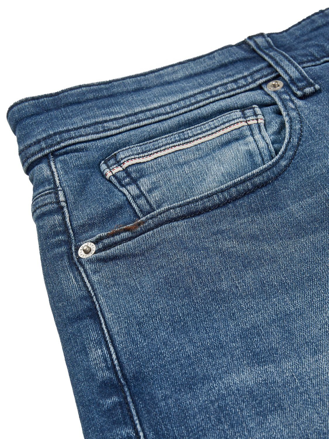 Replay Straight-Jeans Herren Jeanshose Grover Denim Hose mit Stretch