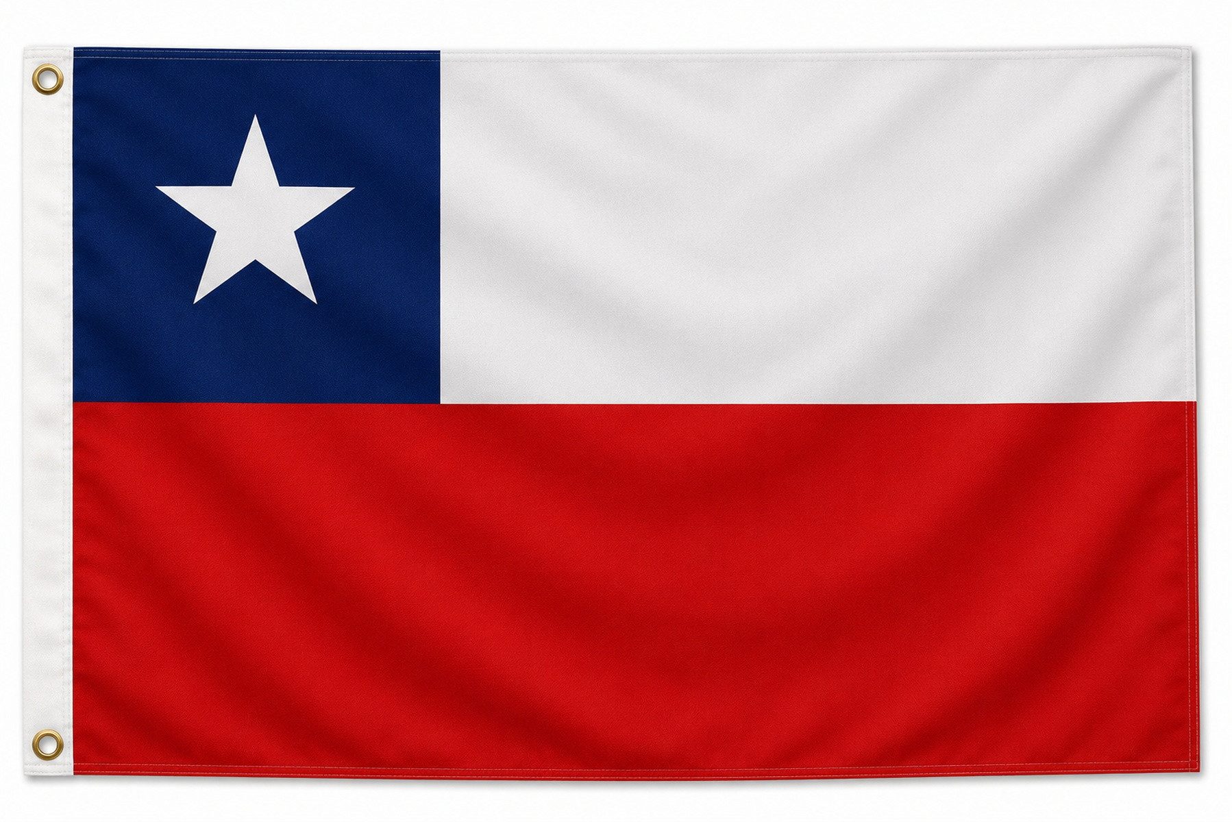 trends4cents Flagge XXL Flagge Fahne mit 3 Messingösen in 250 x 150 cm (Chile), für Fahnenmaste