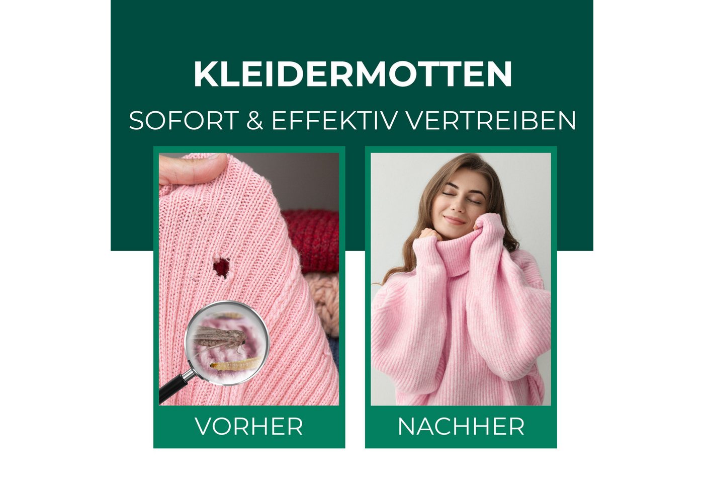 Thumbnail - Silberkraft Insektenspray Silberkraft Mottenspray gegen Kleider- und Lebensmittelmotten, 2000 ml, 1-St., effektives Mitt...