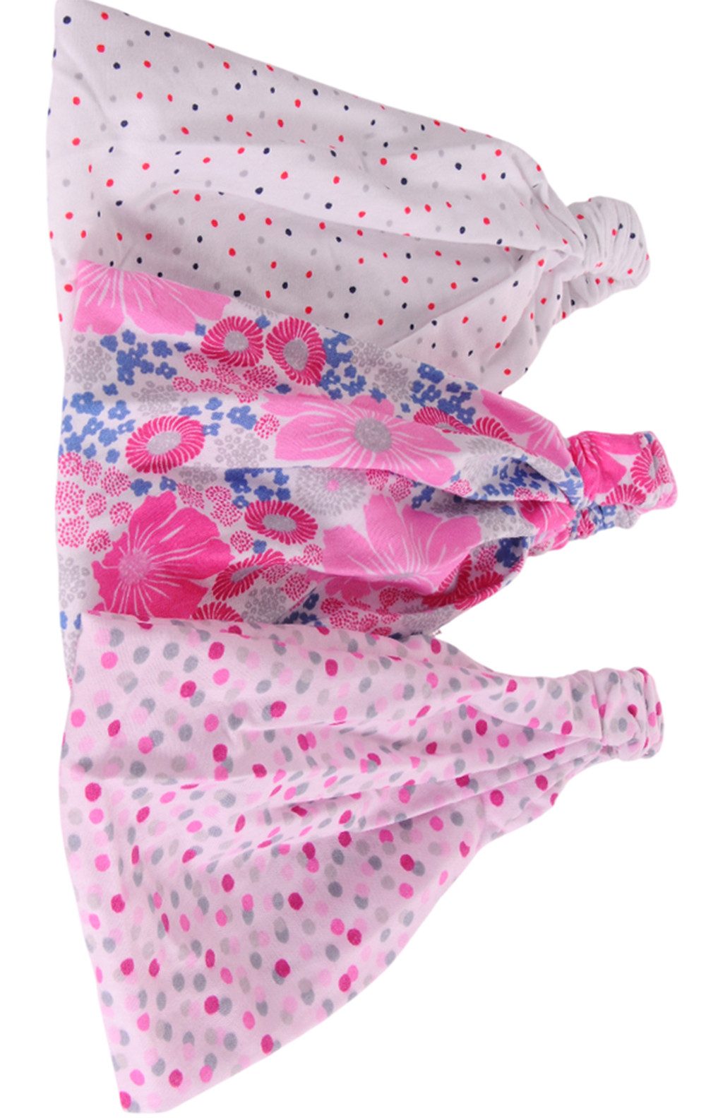 La Bortini Kopftuch Kopftücher 3er Pack Kopftuch Bandana Sommer Mütze für Baby und Kinder