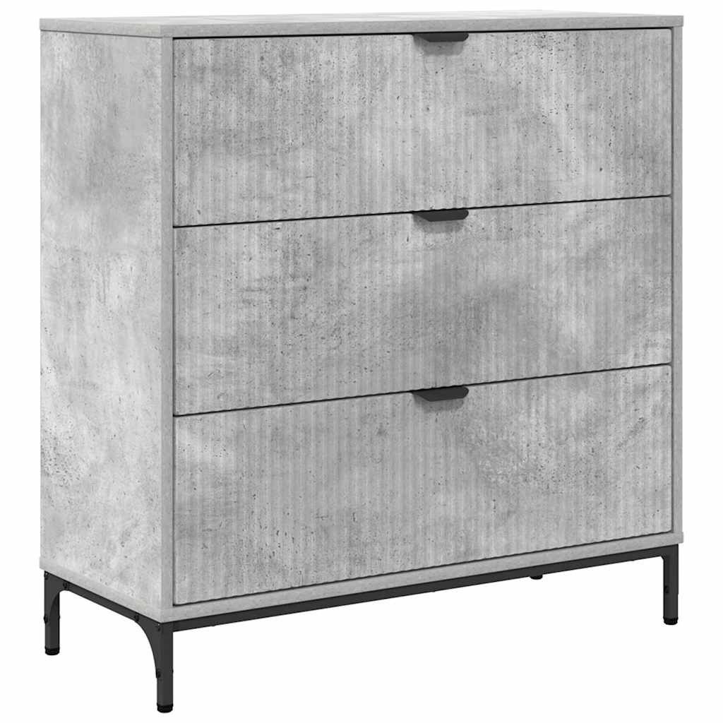 vidaXL Sideboard Sideboard Betongrau 79,5 x günstig online kaufen