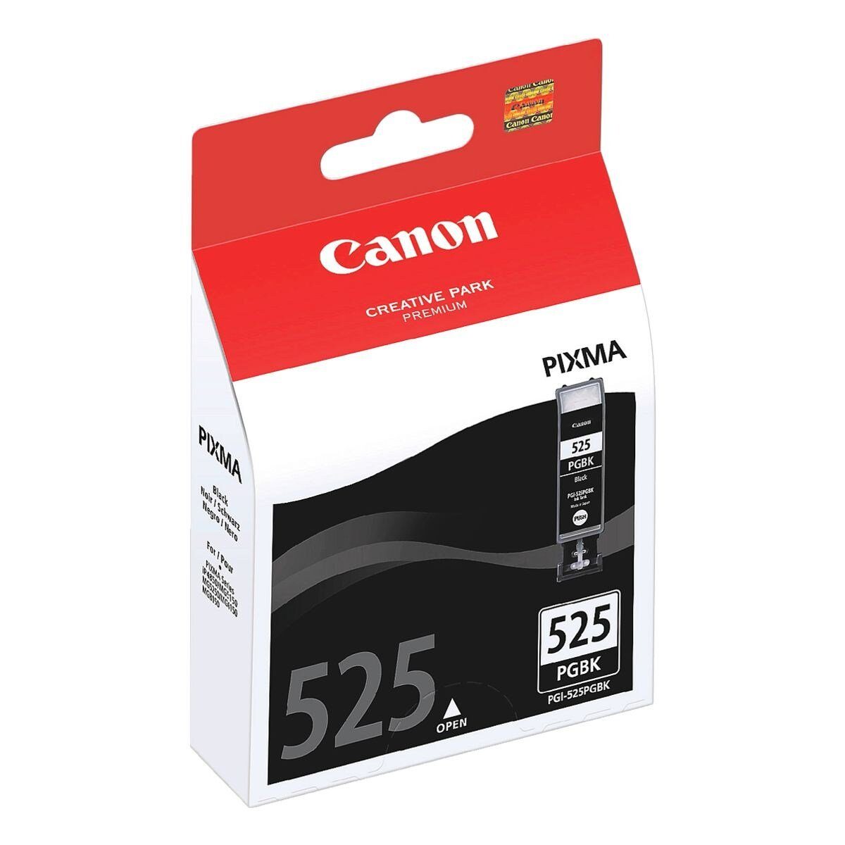 Canon PGI-525 PGBk Tintenpatrone (1-tlg., Original Druckerpatrone, schwarz)